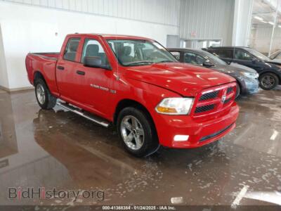 2012 RAM 1500 ST, красный — VIN 1C6RD7FTXCS304877, IAAI