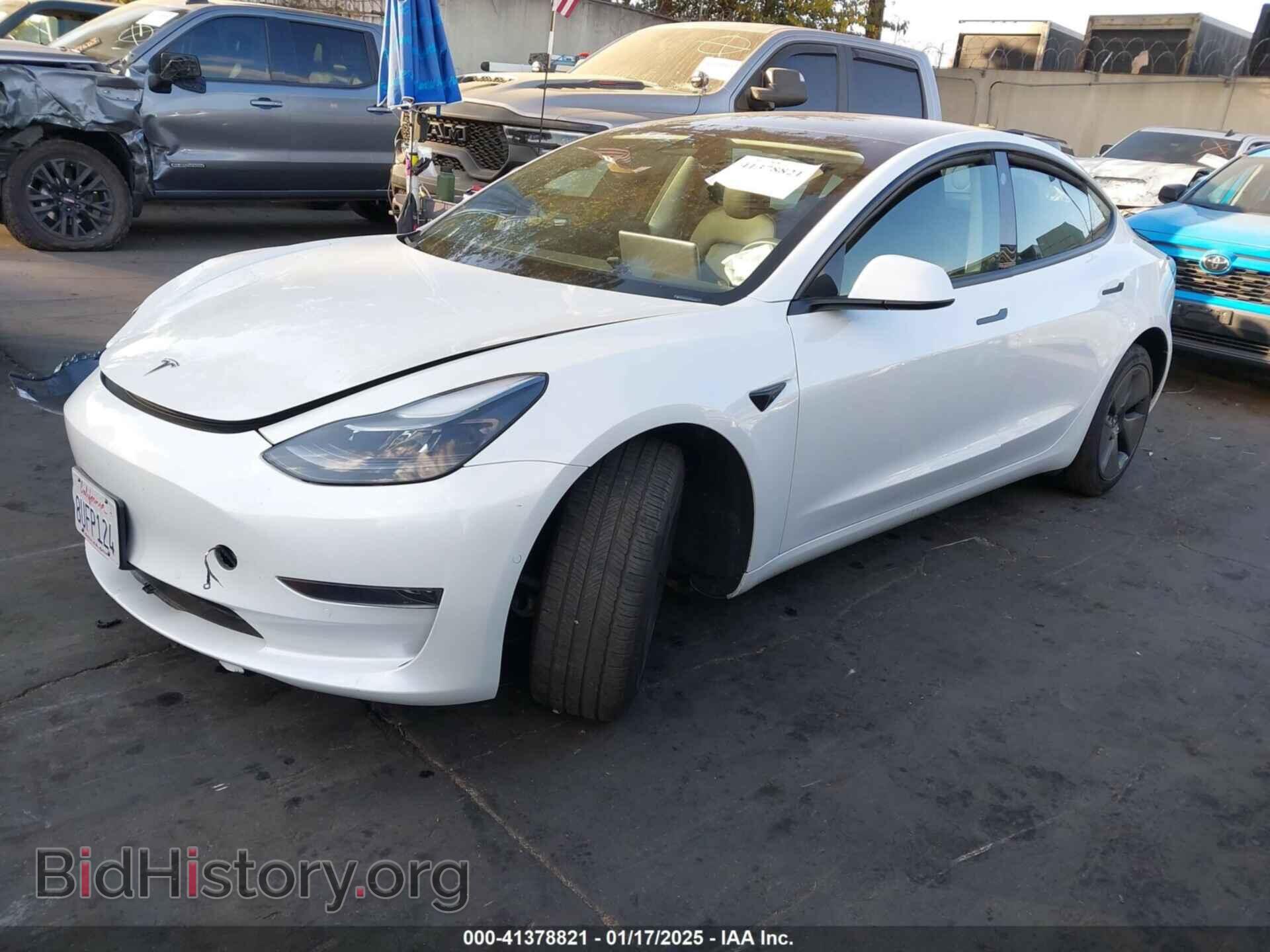 2021 TESLA MODEL 3 - VIN: 5YJ3E1EA2MF868109 - Фото 2