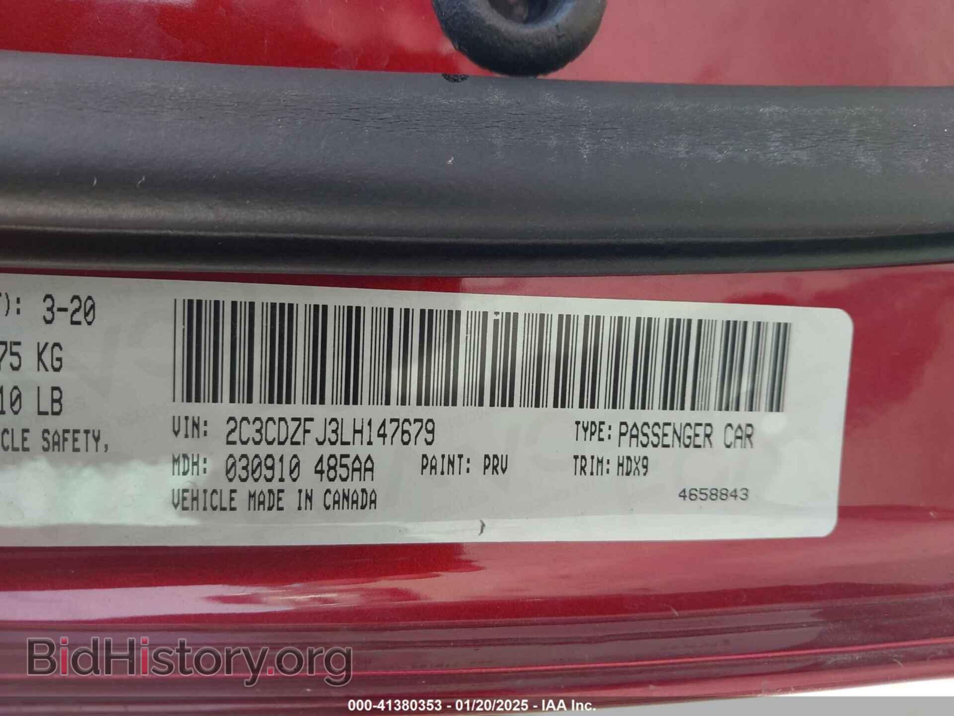 2020 DODGE CHALLENGER - VIN: 2C3CDZFJ3LH147679 - Фото 9