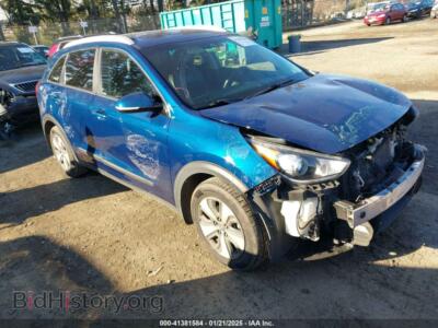 2017 Kia NIRO EX, синий — VIN KNDCC3LC9H5103587, IAAI