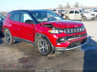 2024 Jeep COMPASS LIMITED 4X4, красный — VIN 3C4NJDCN2RT153013, IAAI