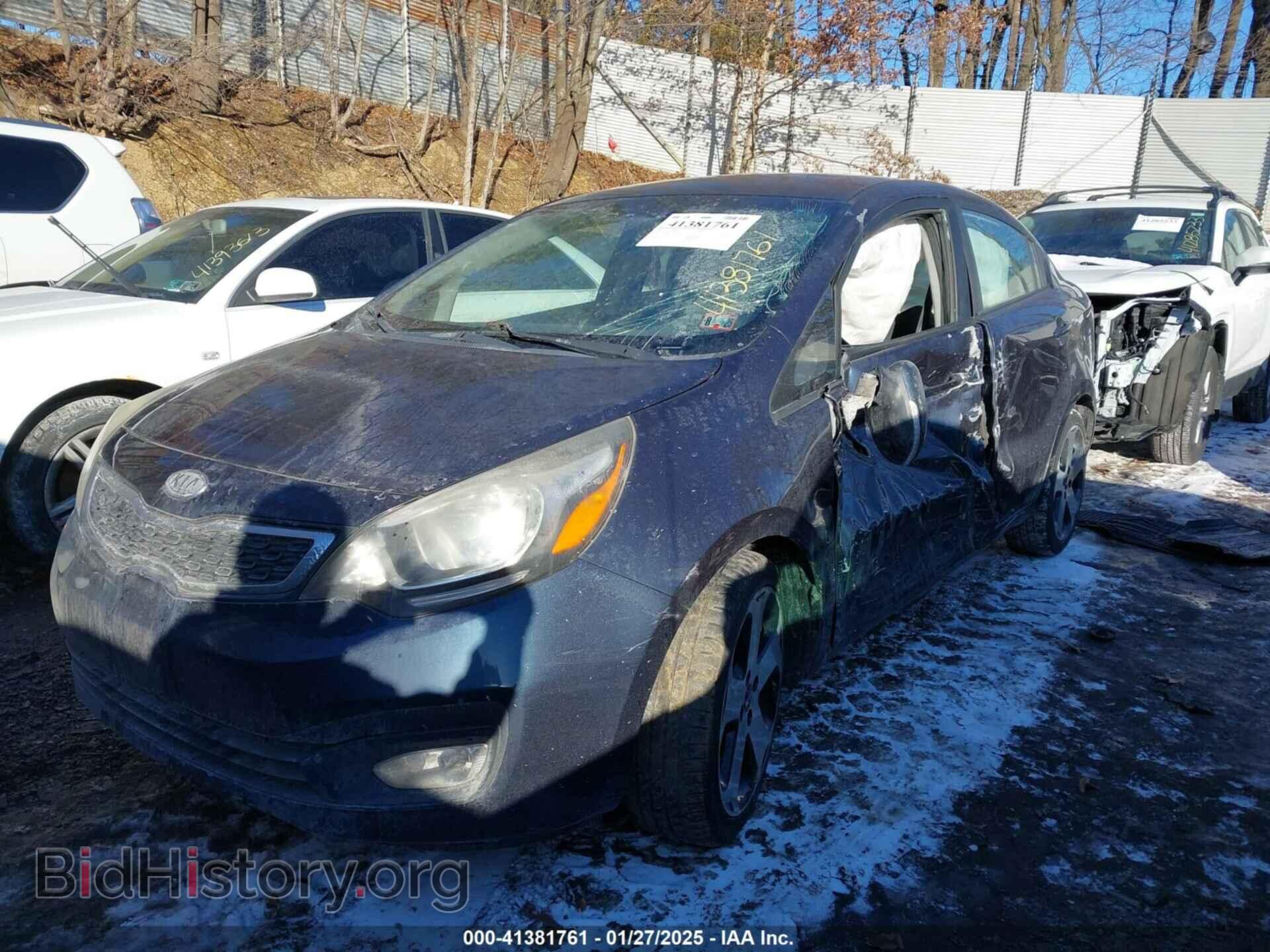 2012 KIA RIO - VIN: KNADN4A37C6061637 - Фото 2