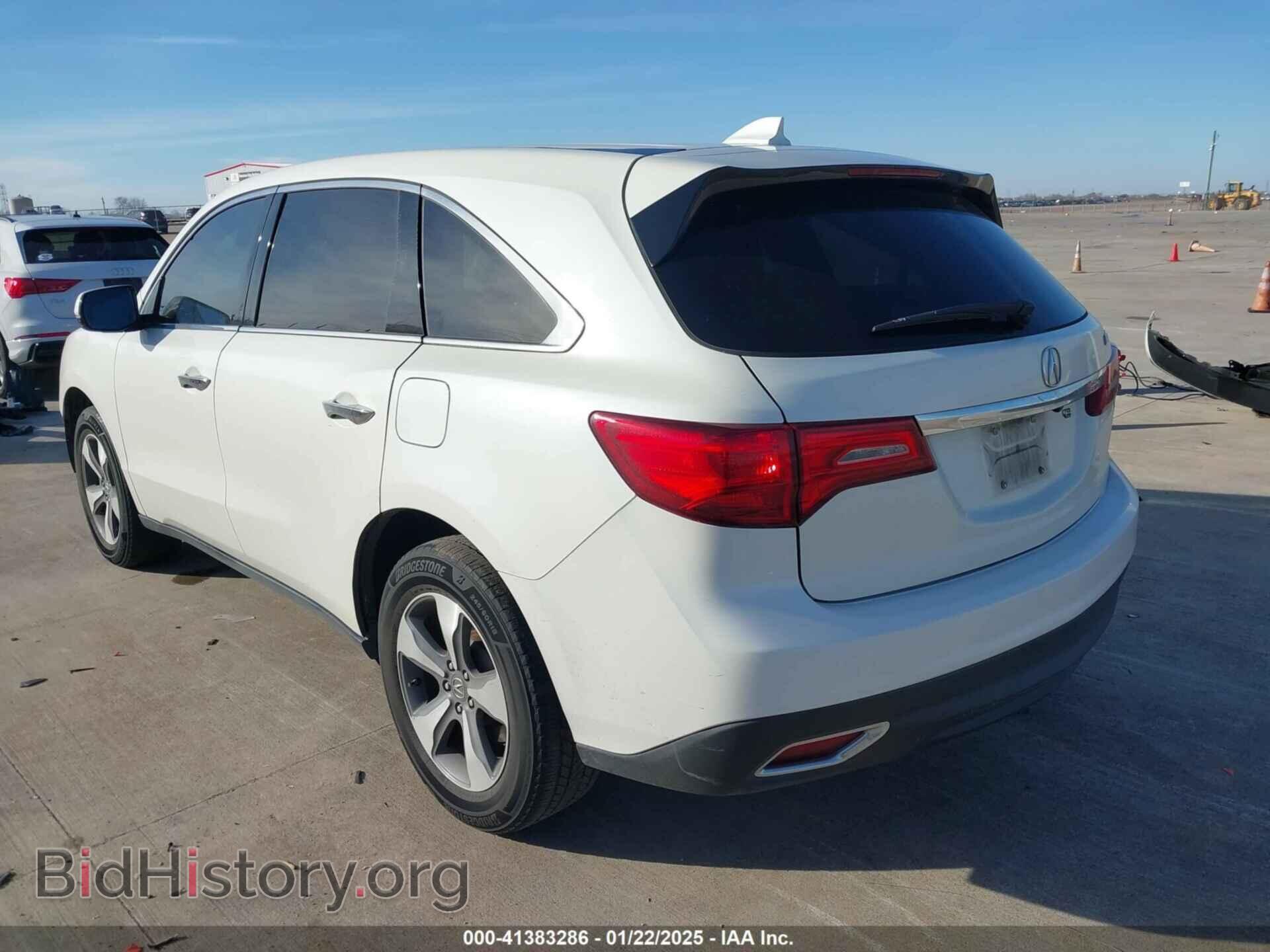 2016 ACURA MDX - VIN: 5FRYD3H22GB011042 - Фото 3