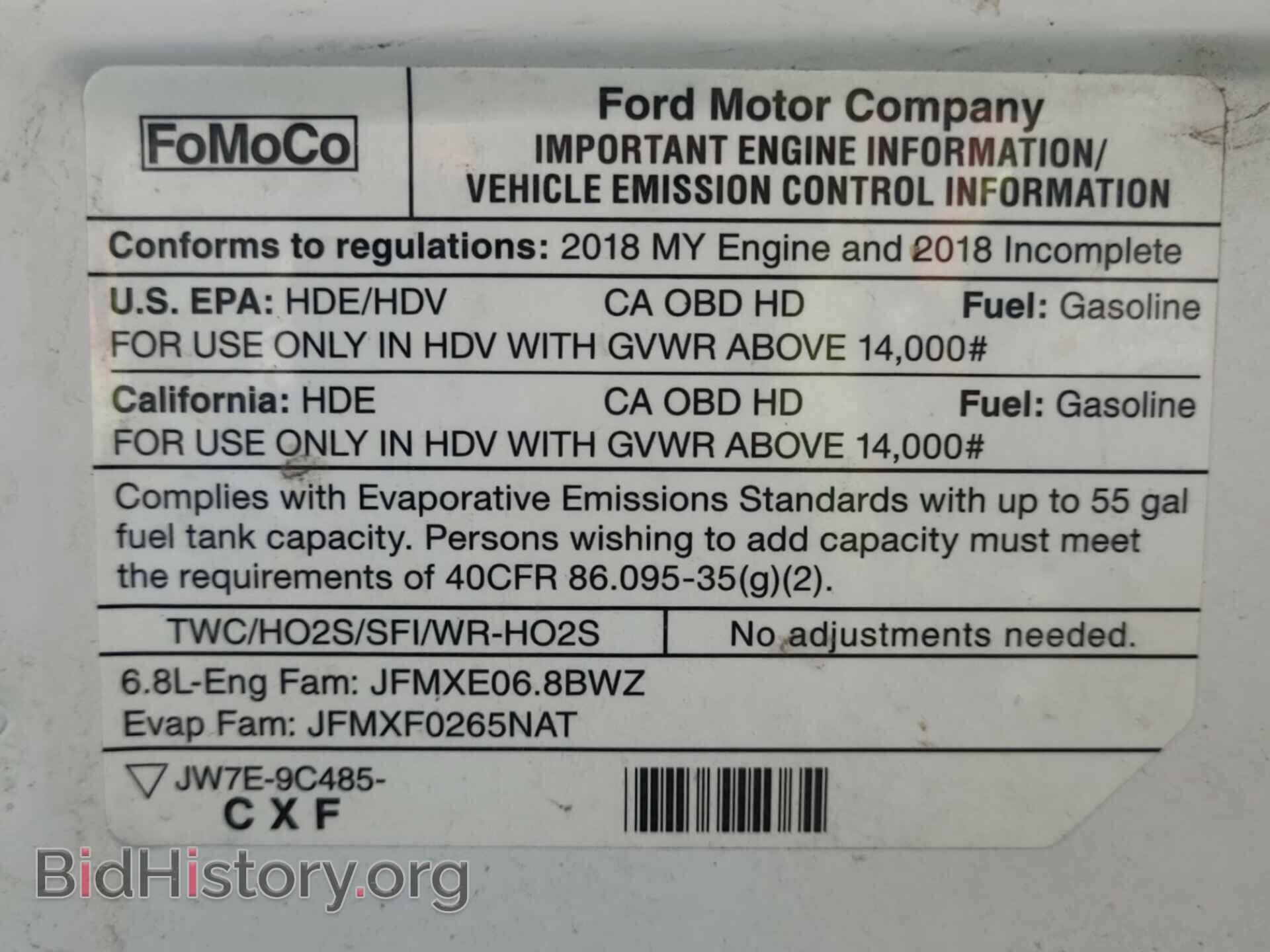2018 FORD E-450 CUTAWAY - VIN: 1FDXE4FS5JDC19672 - Фото 12