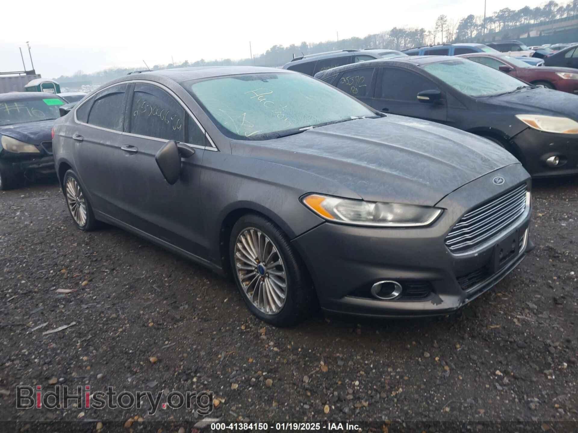 Photo 3FA6P0D96DR104874 - FORD FUSION 2013