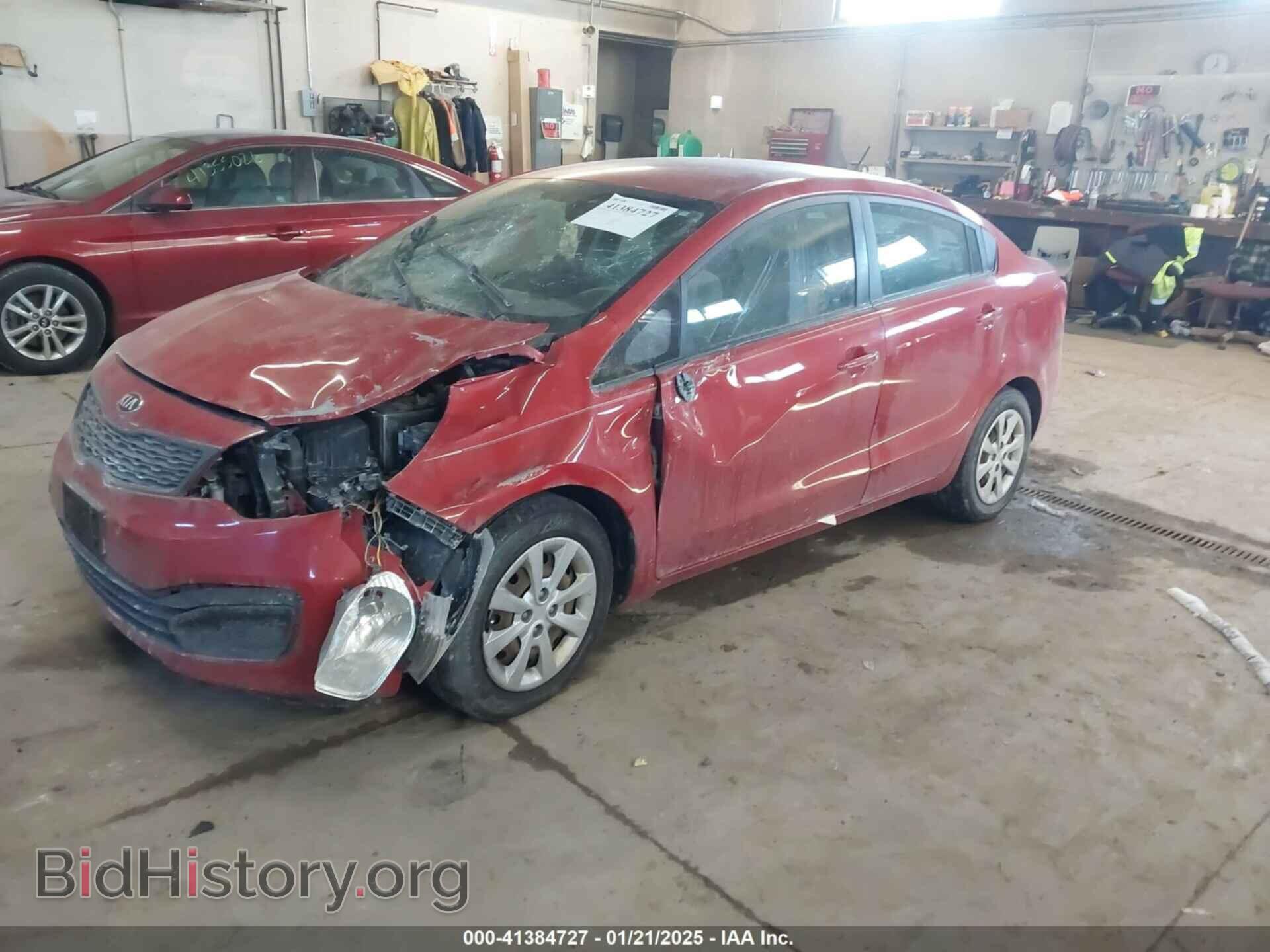 2013 KIA RIO - VIN: KNADM4A36D6191526 - Фото 2