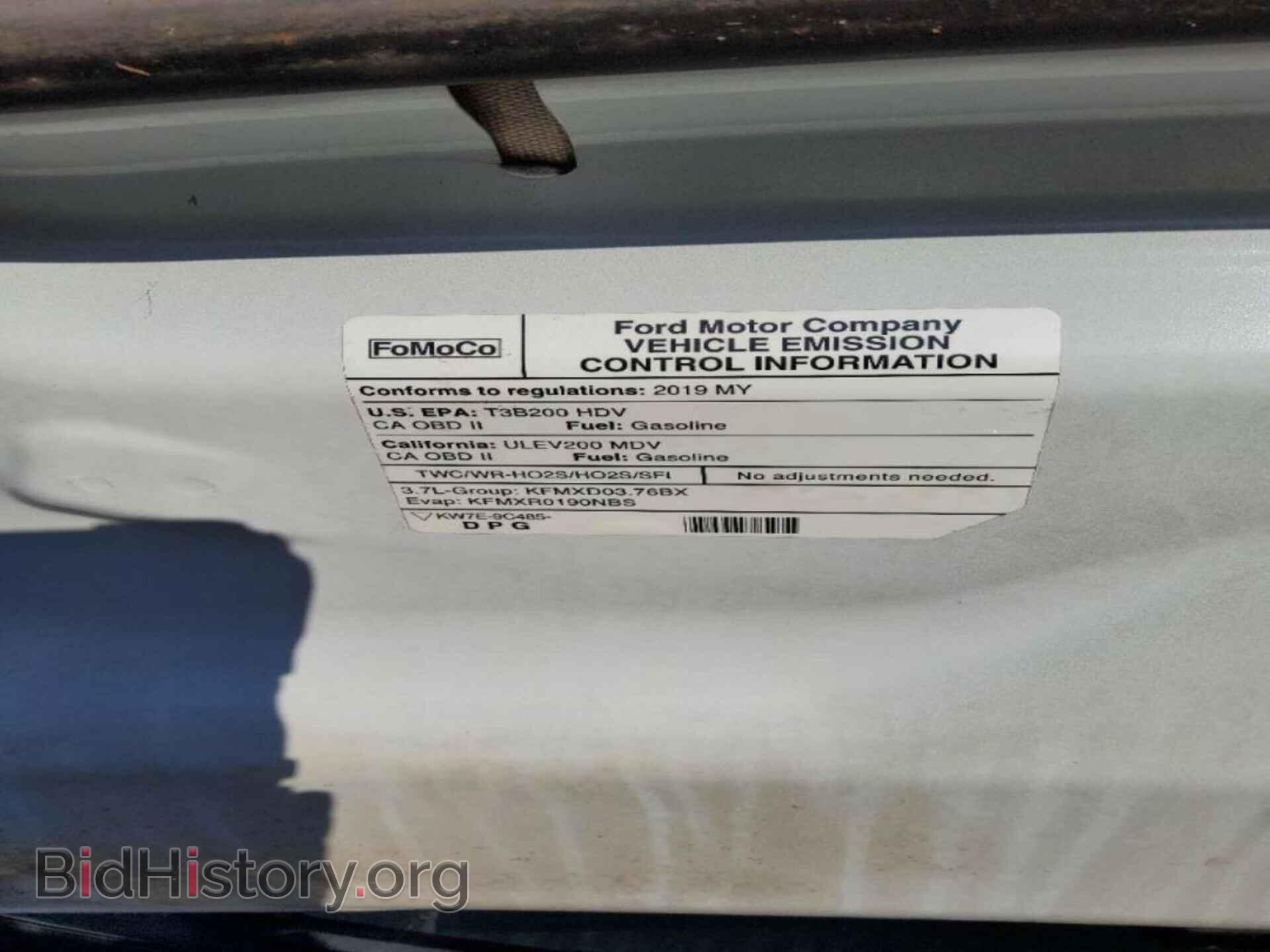 2019 FORD TRANSIT - VIN: 1FTYE1YM1KKA67683 - Фото 7