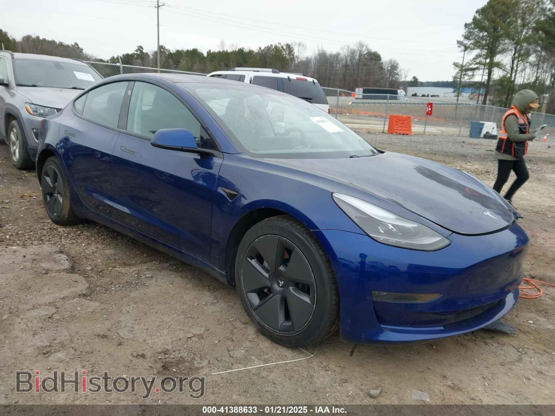 Photo 5YJ3E1EA7MF016743 - TESLA MODEL 3 2021