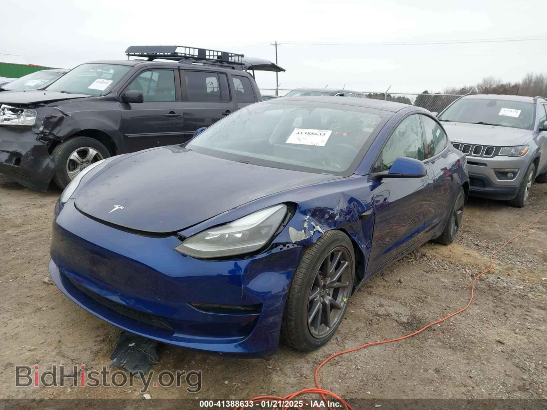 2021 TESLA MODEL 3 - VIN: 5YJ3E1EA7MF016743 - Фото 2