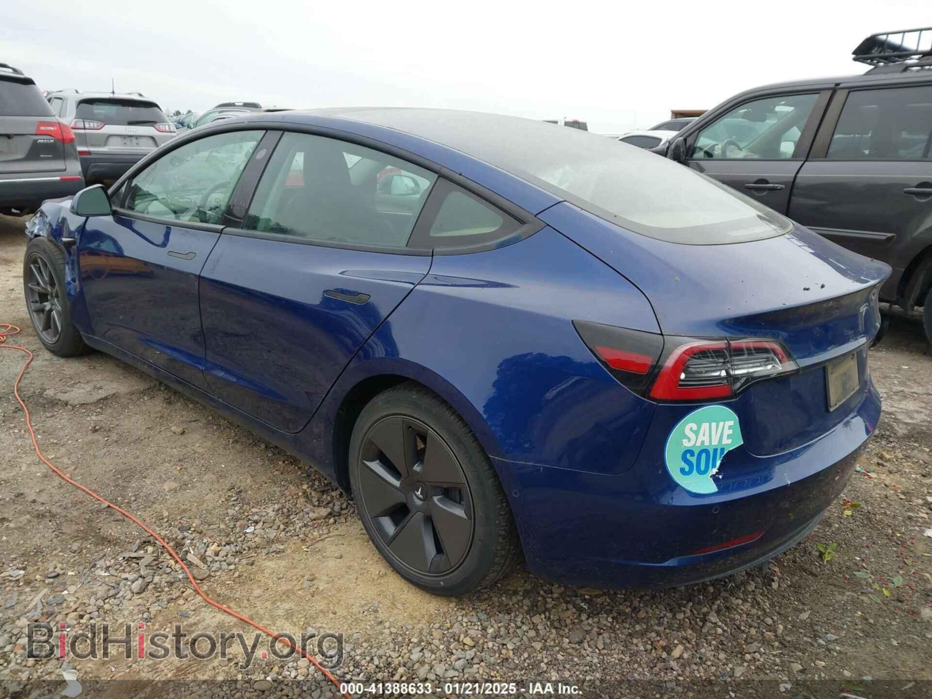 2021 TESLA MODEL 3 - VIN: 5YJ3E1EA7MF016743 - Фото 3