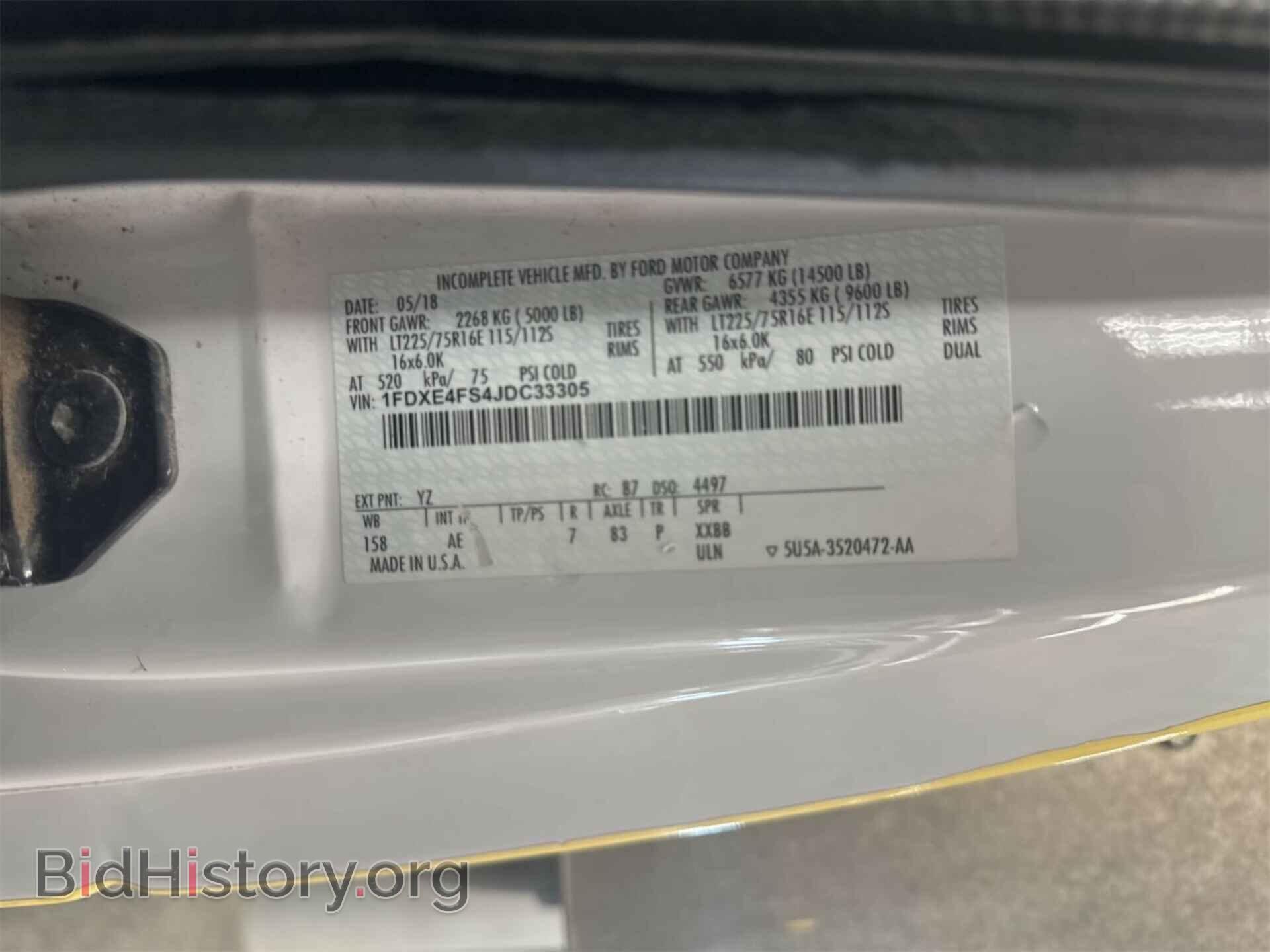 2018 FORD ECONOLINE - VIN: 1FDXE4FS4JDC33305 - Фото 24