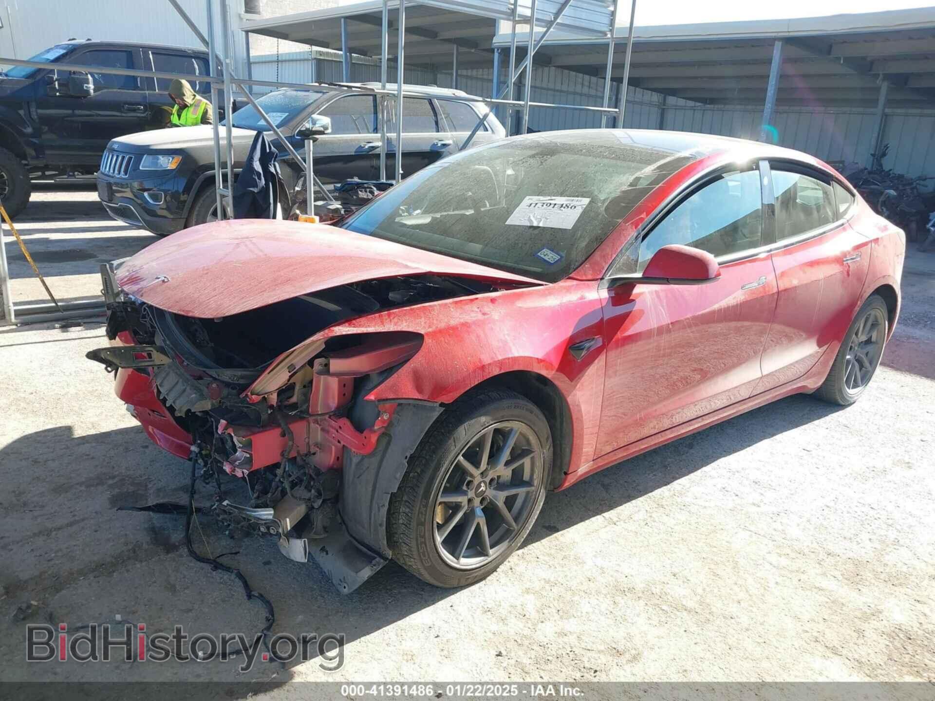 2022 TESLA MODEL 3 - VIN: 5YJ3E1EA9NF186202 - Фото 2
