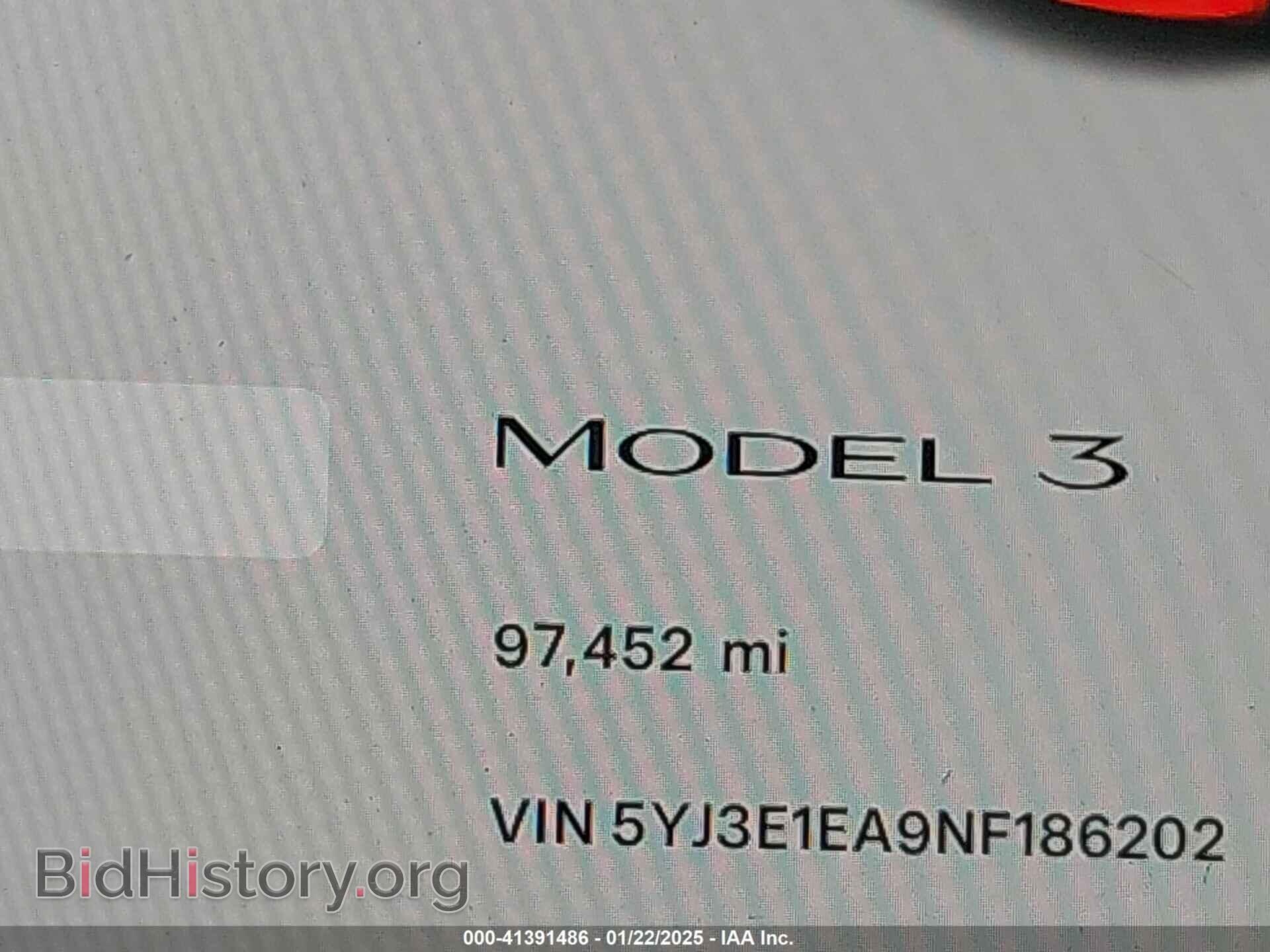 2022 TESLA MODEL 3 - VIN: 5YJ3E1EA9NF186202 - Фото 7