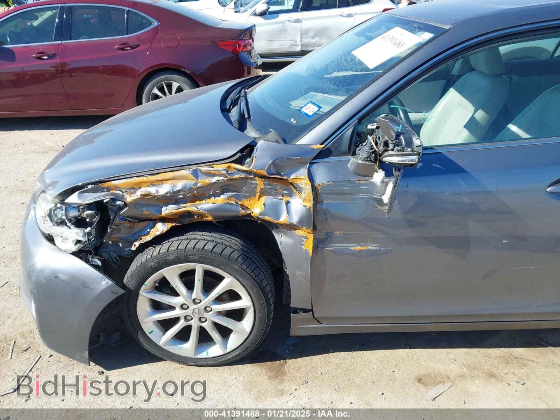 2012 LEXUS CT 200H - VIN: JTHKD5BH1C2106770 - Фото 6