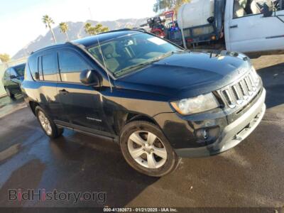 2014 Jeep COMPASS Sport, черный — VIN 1C4NJCBB2ED752995, IAAI