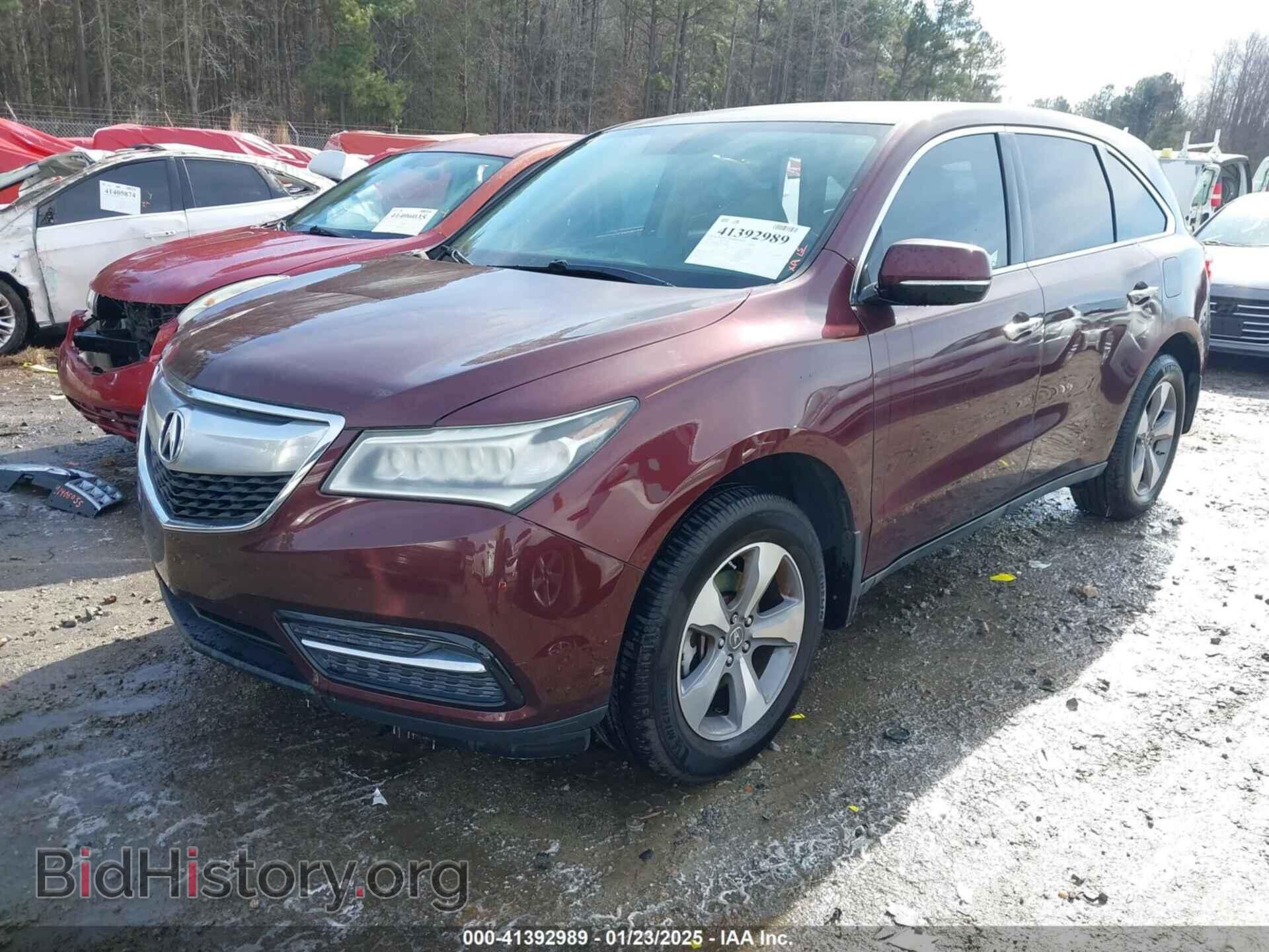2014 ACURA MDX - VIN: 5FRYD4H2XEB029095 - Фото 2