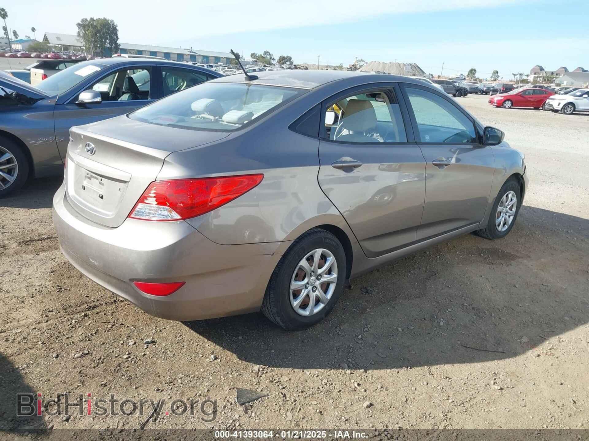 2013 HYUNDAI ACCENT - VIN: KMHCT4AE1DU542997 - Фото 4