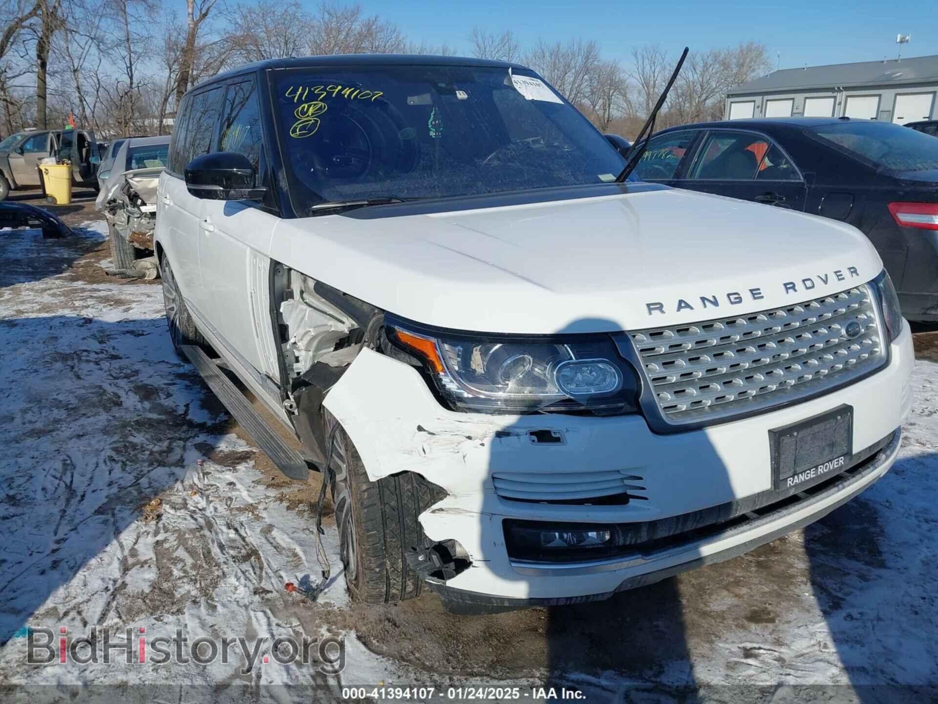 Фотография SALGS3EF0GA280040 - LAND ROVER RANGE ROVER 2016