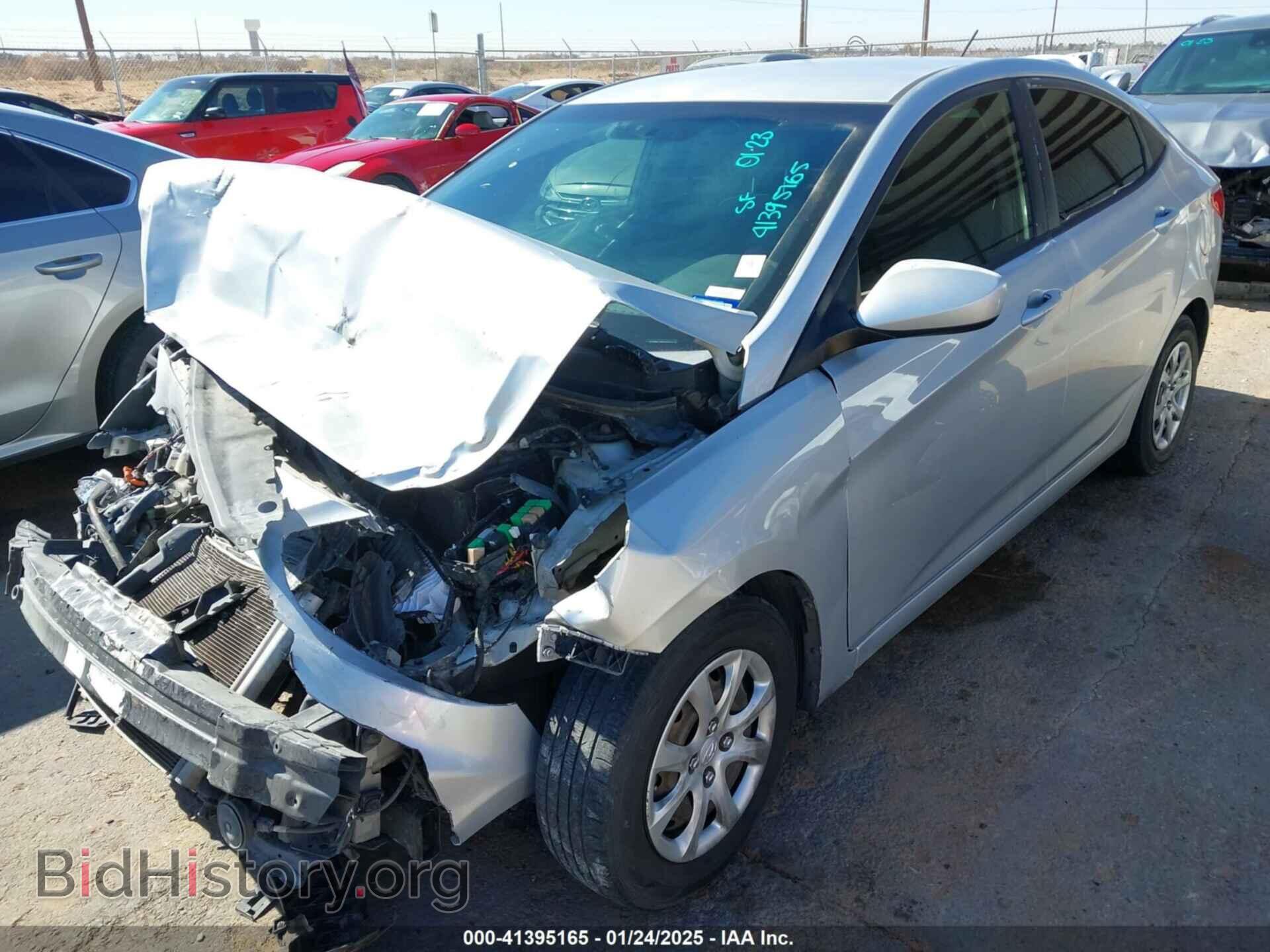 2013 HYUNDAI ACCENT - VIN: KMHCT4AEXDU536115 - Фото 2