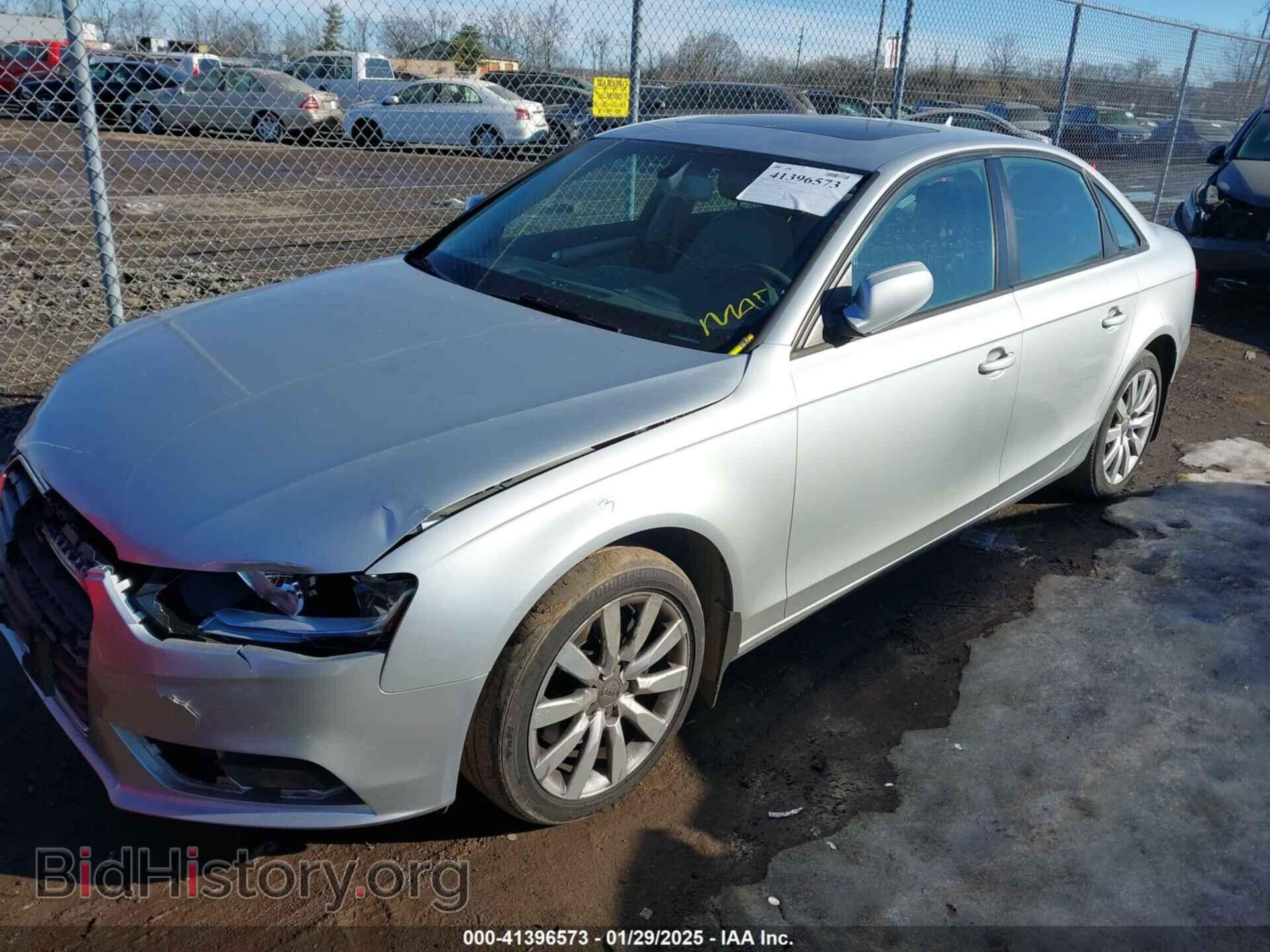 2013 AUDI A4 - VIN: WAUBFAFL3DN014494 - Фото 2