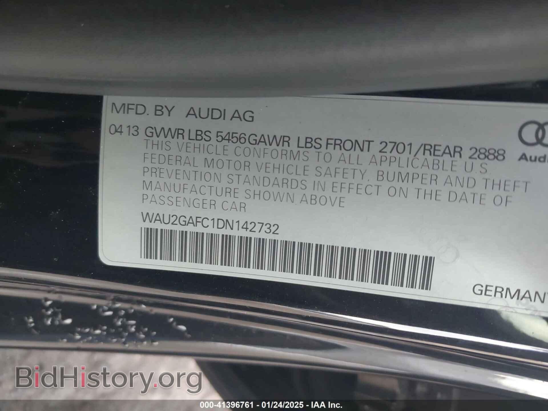 2013 AUDI A7 - VIN: WAU2GAFC1DN142732 - Photo 9