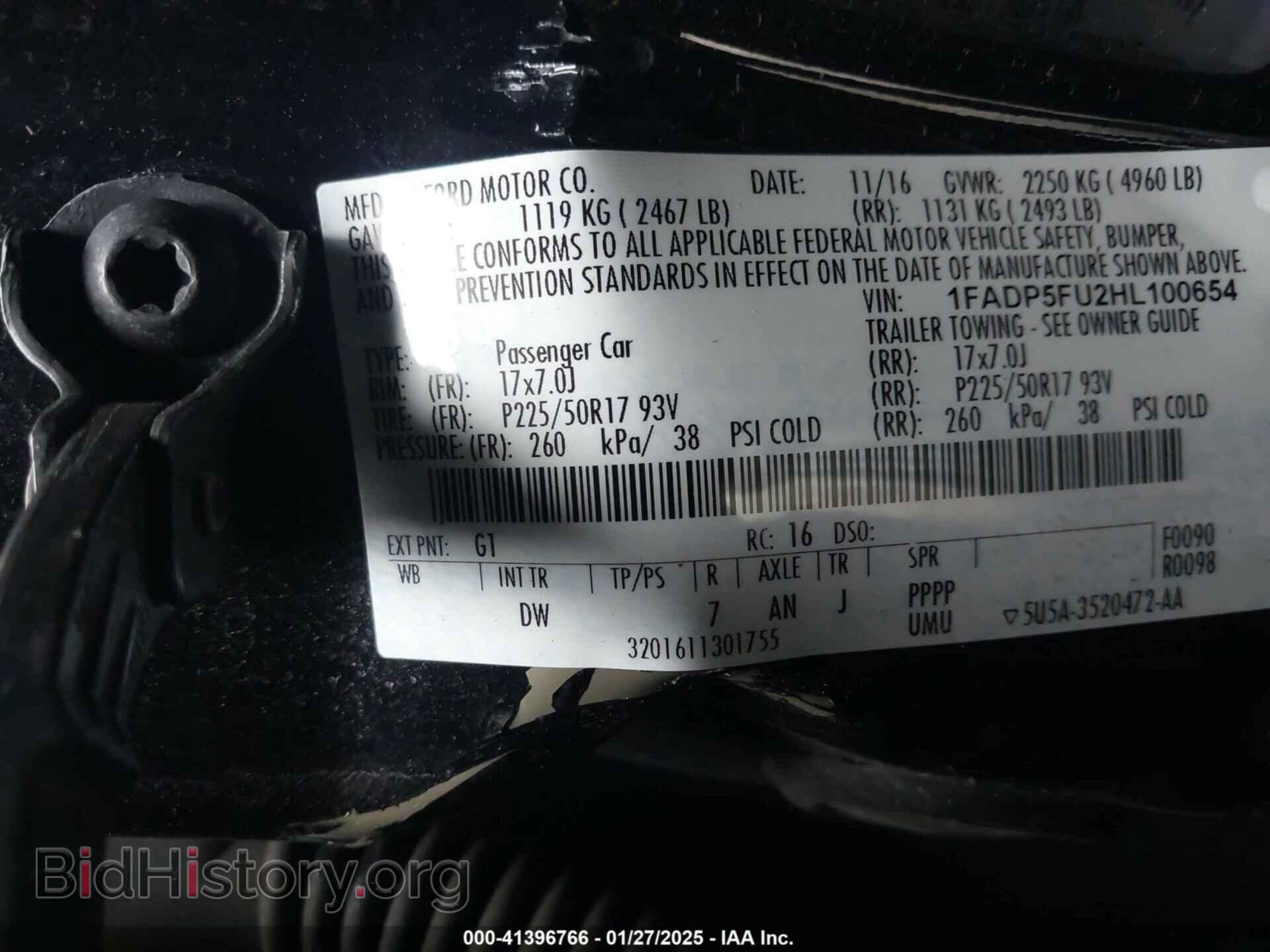 2017 FORD C-MAX ENERGI - VIN: 1FADP5FU2HL100654 - Photo 9