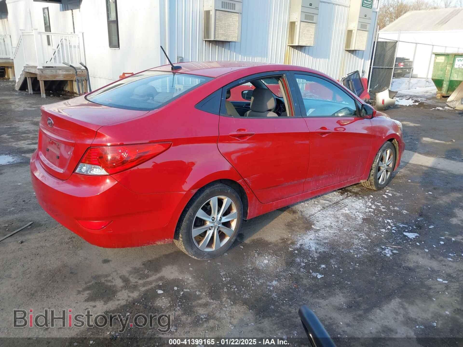 2013 HYUNDAI ACCENT - VIN: KMHCU4AE8DU436639 - Фото 4