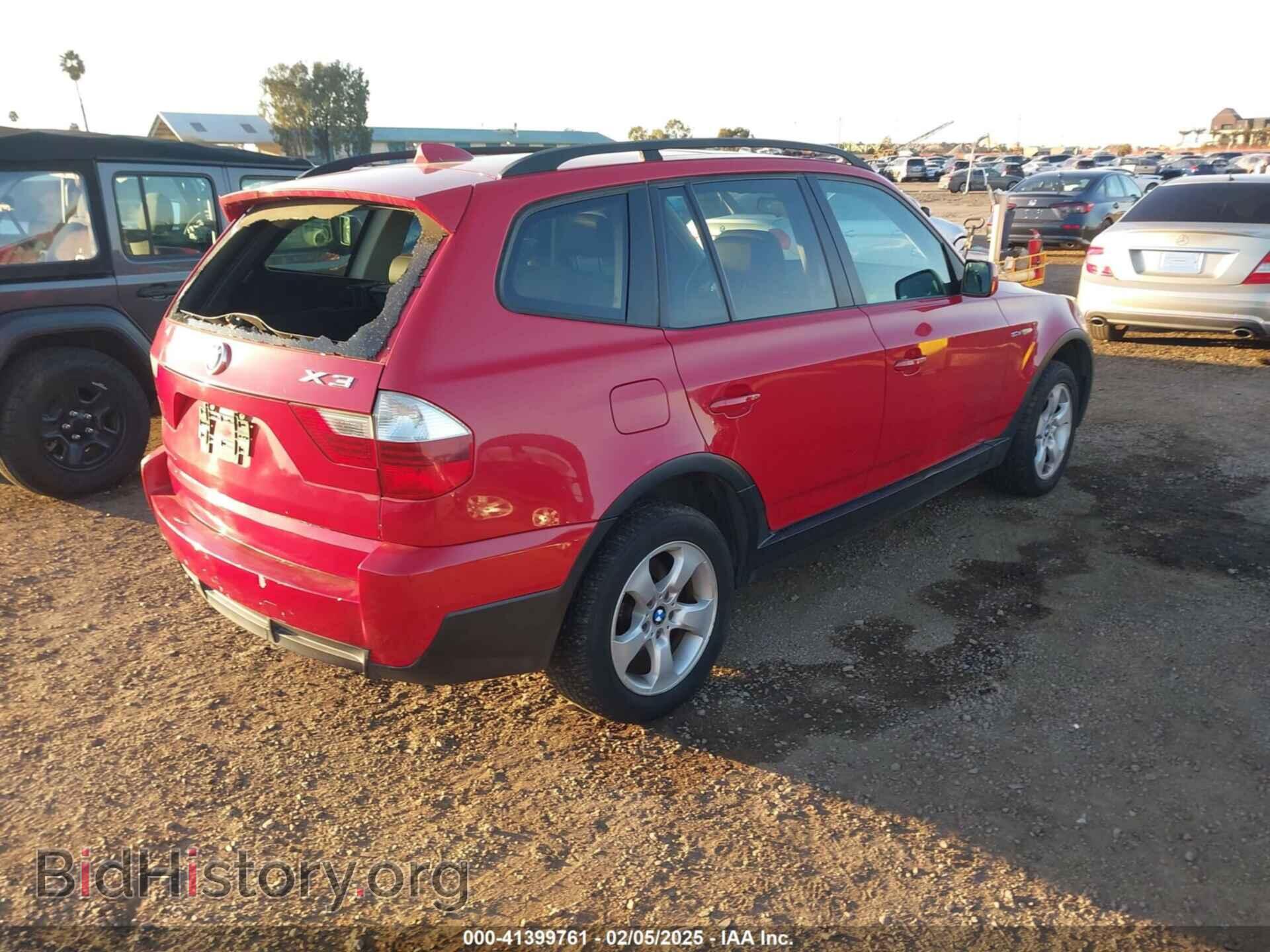 2008 BMW X3 - VIN: WBXPC93478WJ03758 - Фото 4