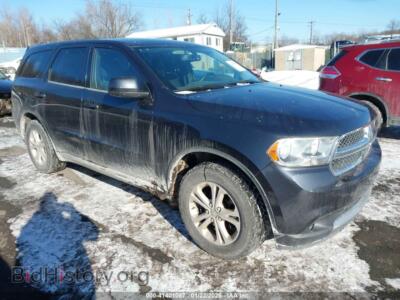 2013 Dodge DURANGO SXT, черный — VIN 1C4RDJAG1DC673557, IAAI