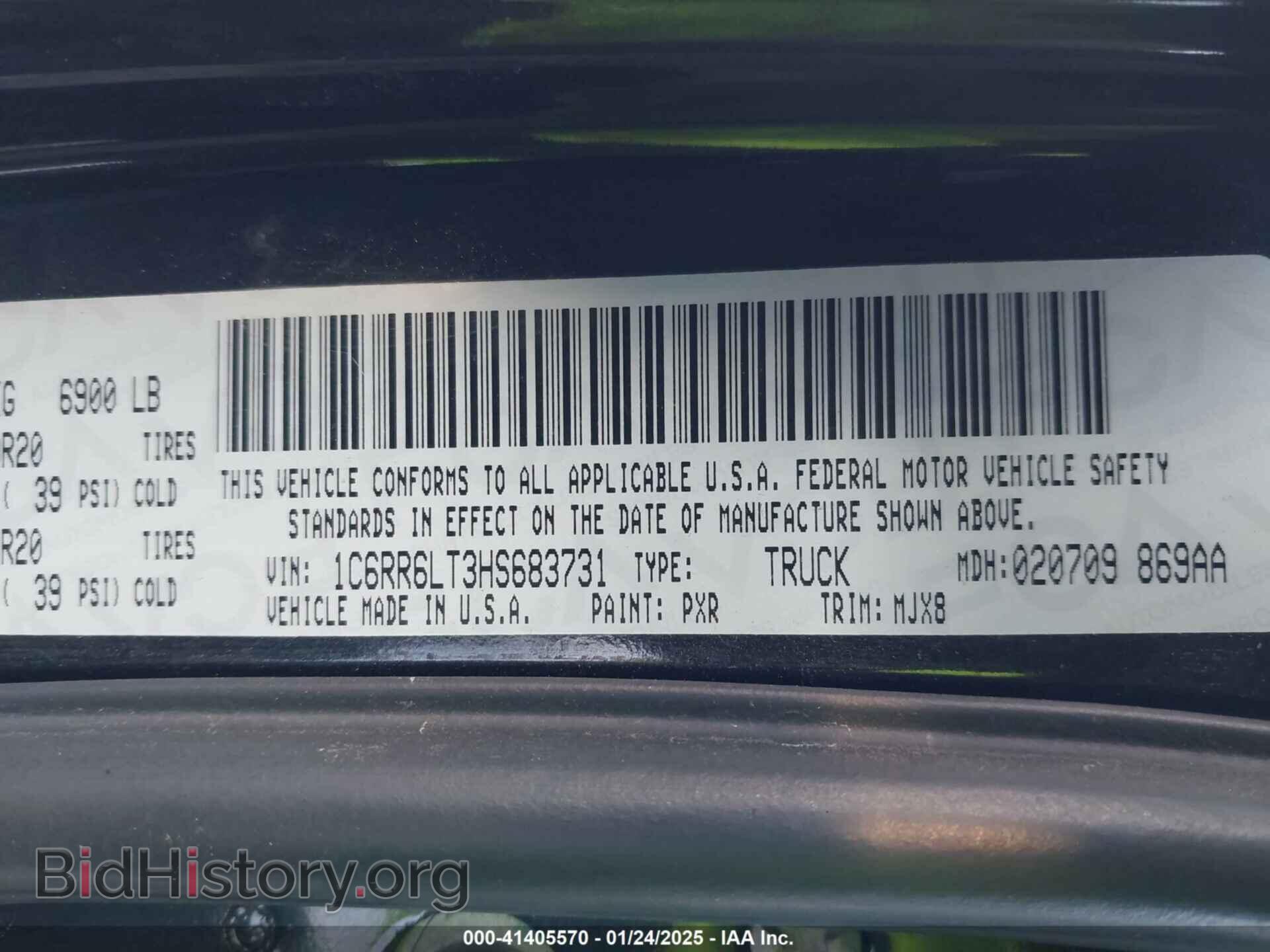 2017 RAM 1500 - VIN: 1C6RR6LT3HS683731 - Фото 9