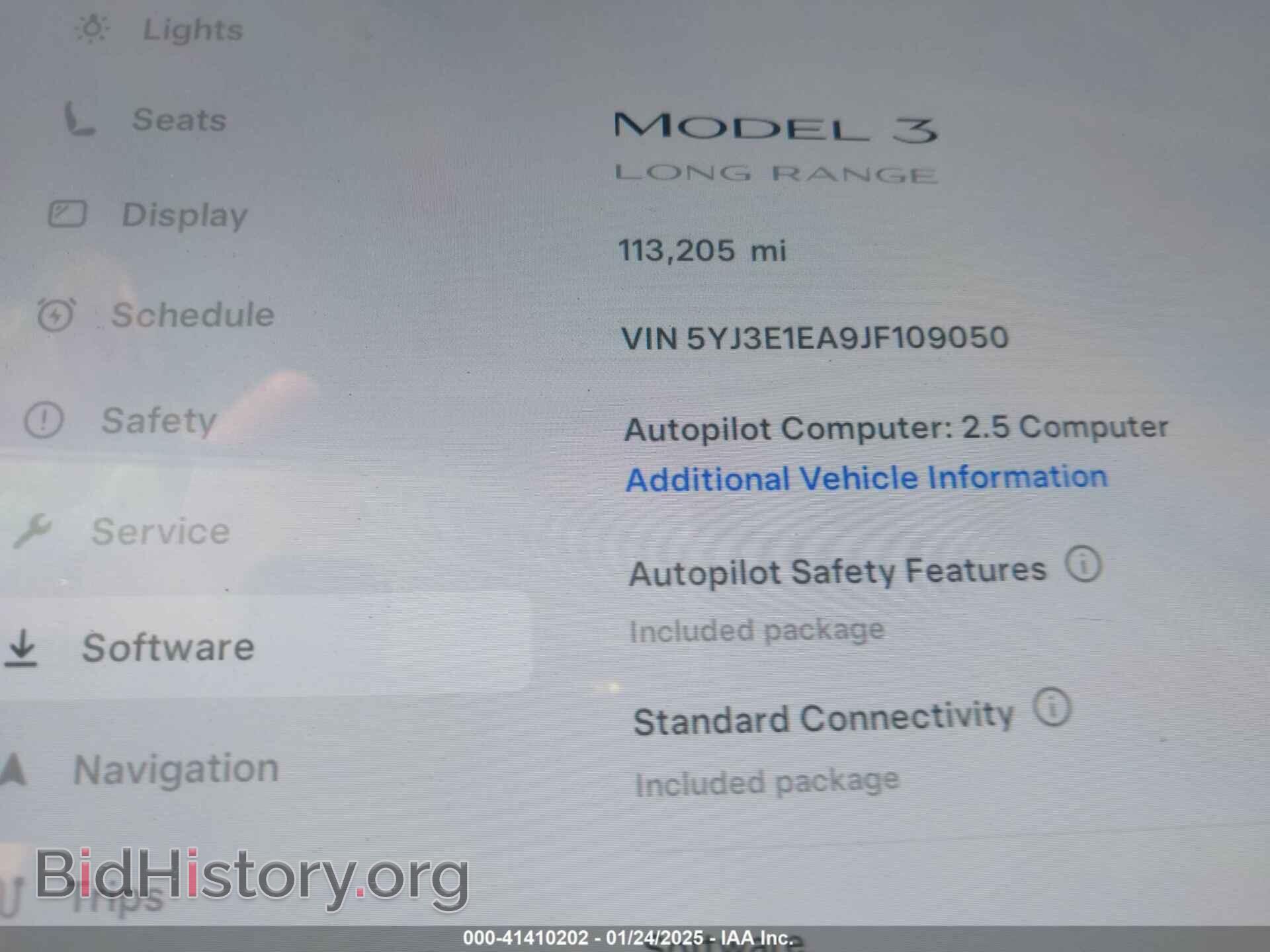 2018 TESLA MODEL 3 - VIN: 5YJ3E1EA9JF109050 - Photo 7