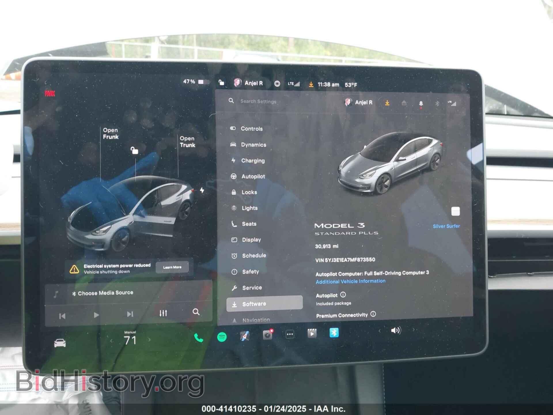 2021 TESLA MODEL 3 - VIN: 5YJ3E1EA7MF873550 - Photo 7