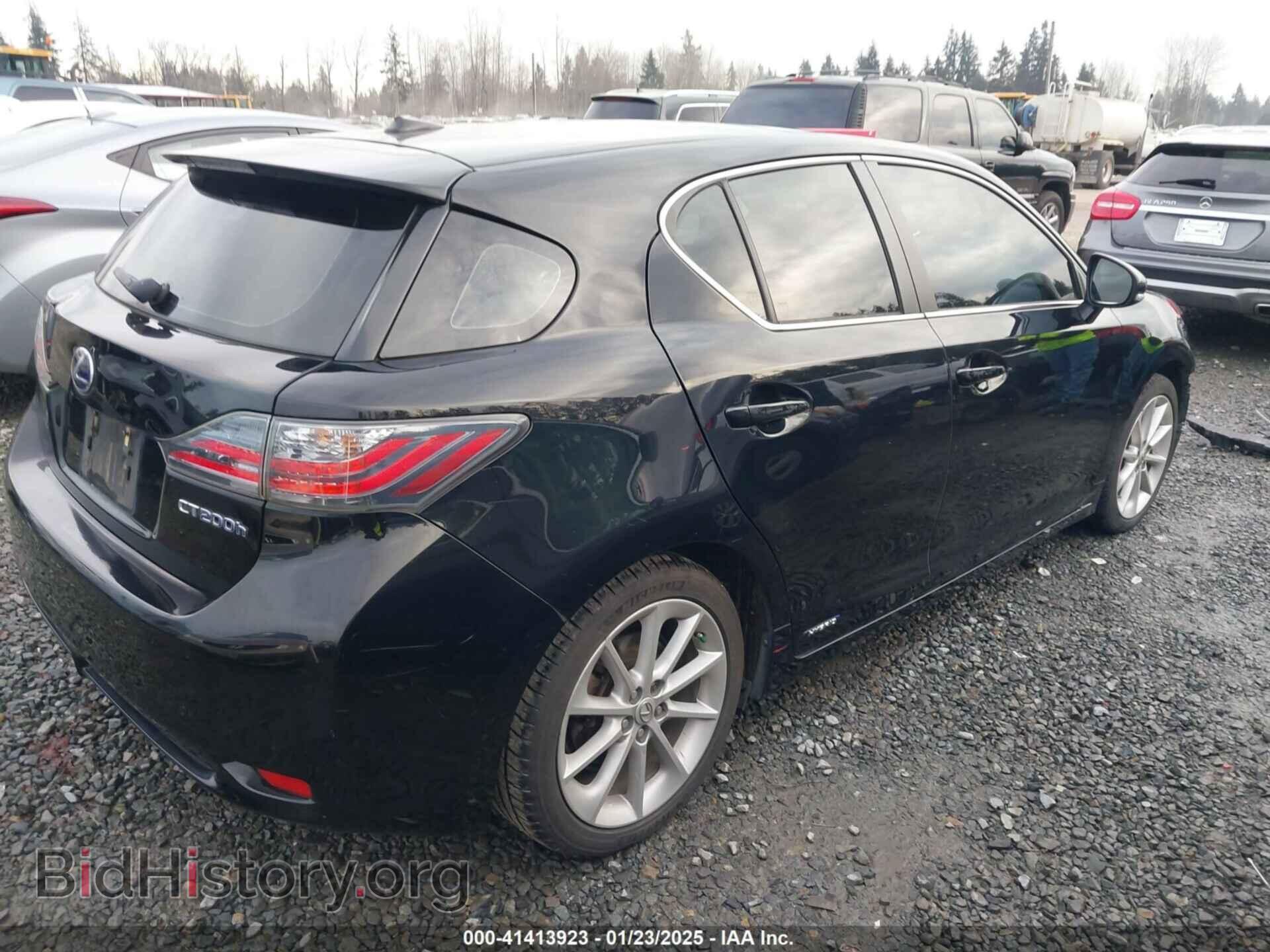 2011 LEXUS CT 200H - VIN: JTHKD5BH0B2040128 - Фото 4