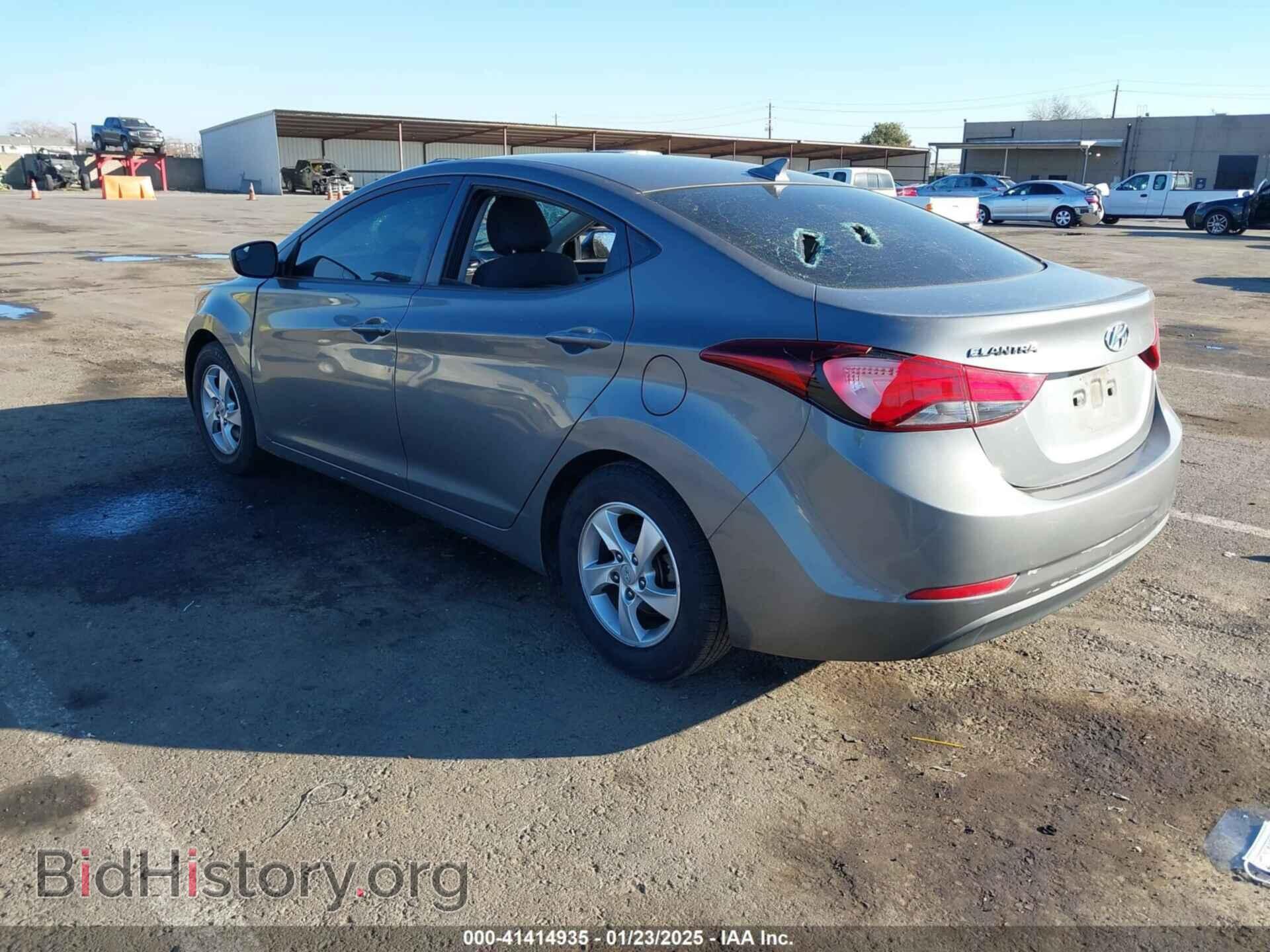 2014 HYUNDAI ELANTRA - VIN: 5NPDH4AE3EH527066 - Фото 3
