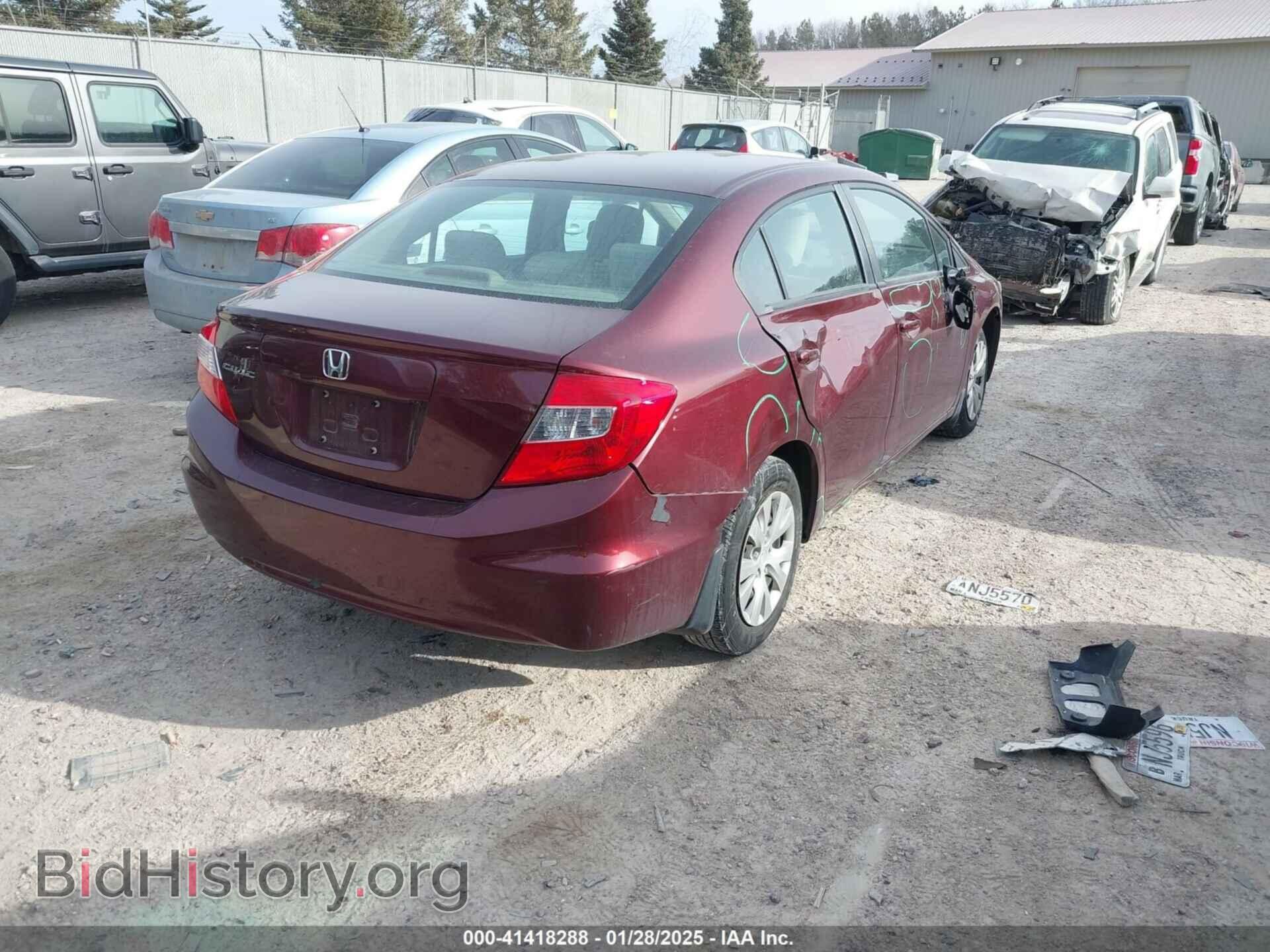 2012 HONDA CIVIC - VIN: 19XFB2F52CE089035 - Фото 4