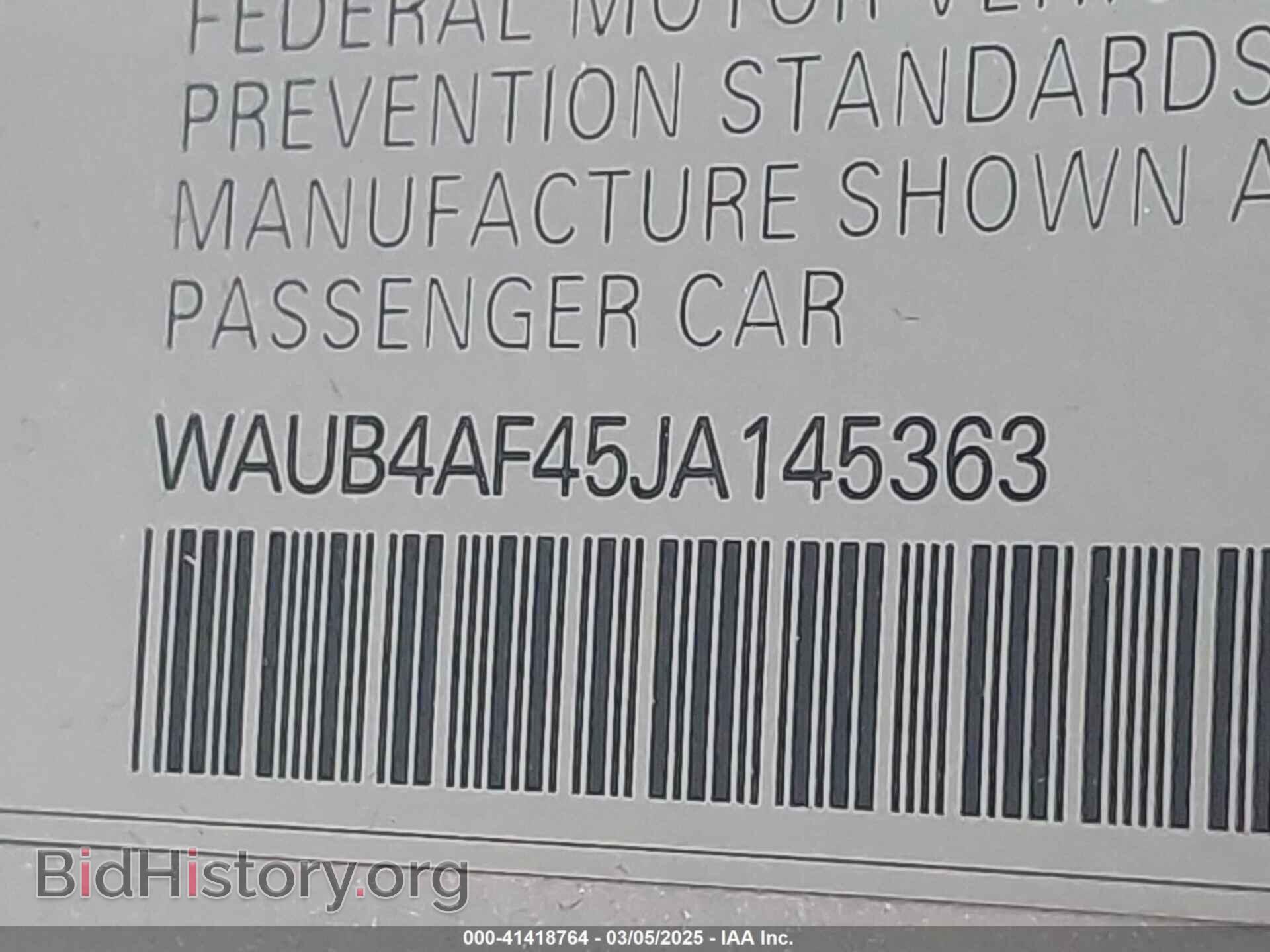 2018 AUDI S4 - VIN: WAUB4AF45JA145363 - Фото 9