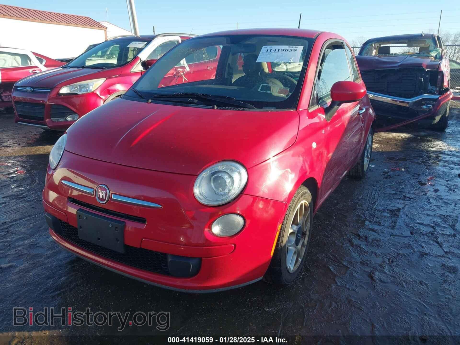 2015 FIAT 500 - VIN: 3C3CFFAR3FT615573 - Фото 2