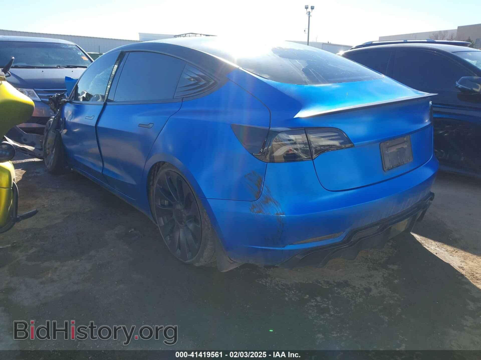 2022 TESLA MODEL 3 - VIN: 5YJ3E1EC9NF337945 - Фото 3