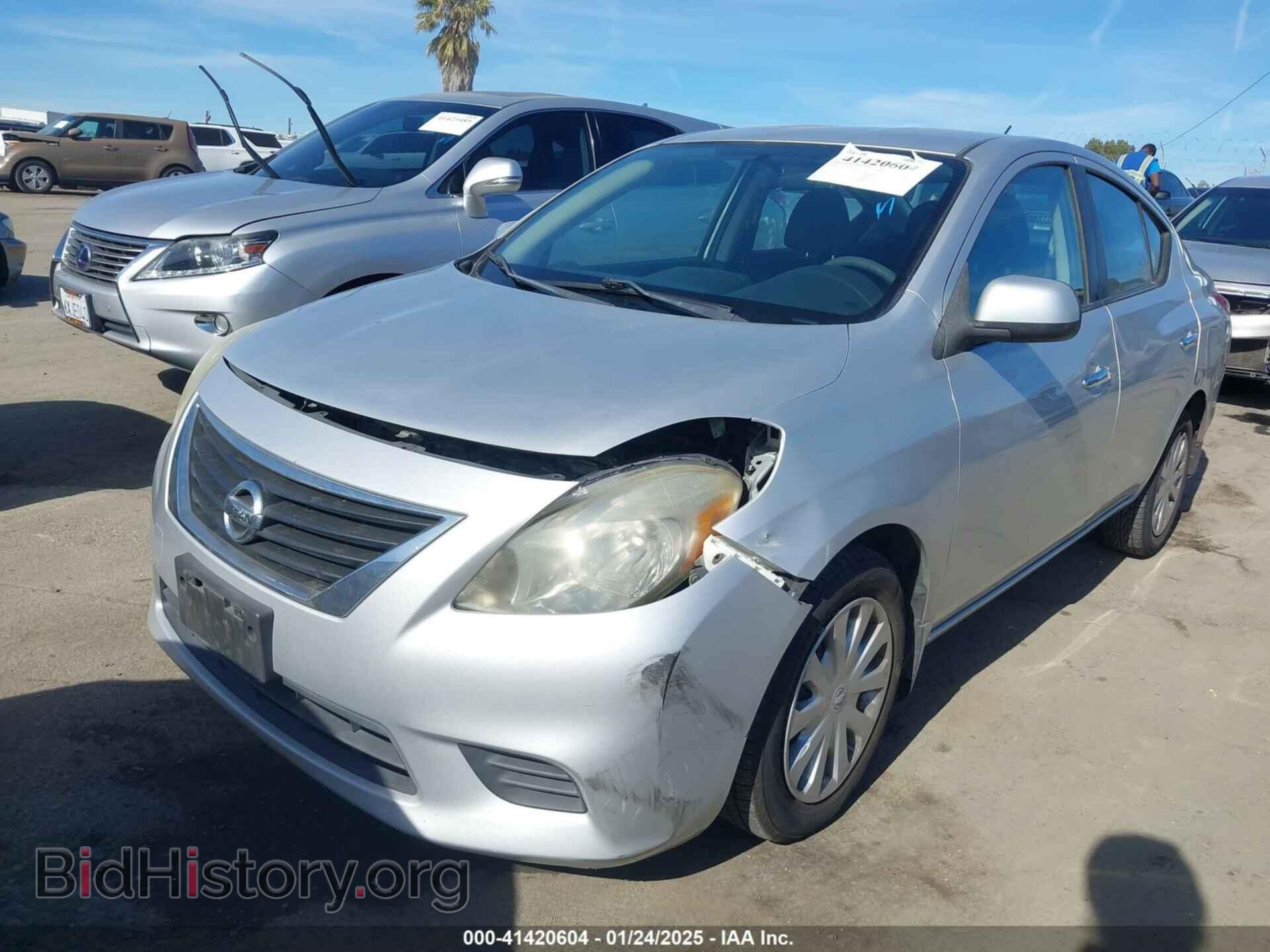 2012 NISSAN VERSA - VIN: 3N1CN7AP1CL891610 - Фото 2