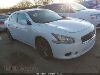 2012 Nissan MAXIMA 3.5 S, белый — VIN 1N4AA5AP4CC828460, IAAI