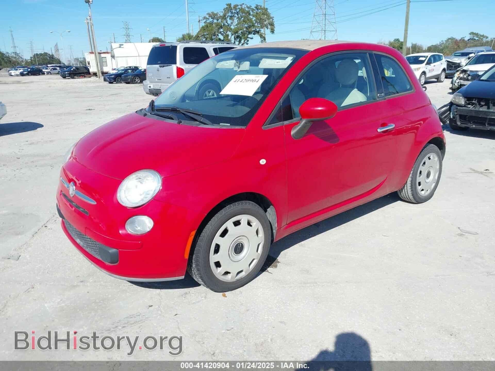 2012 FIAT 500C - VIN: 3C3CFFDR2CT313926 - Photo 2