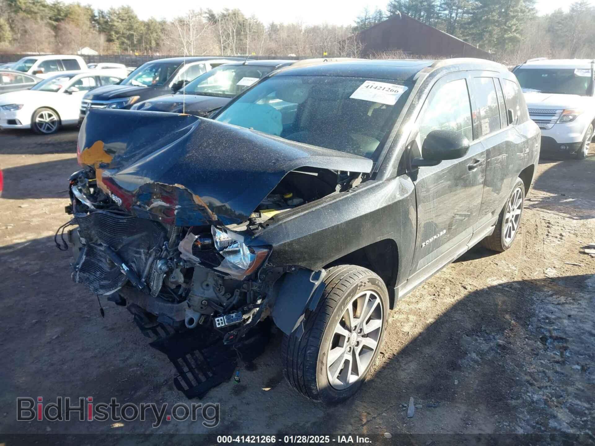2016 JEEP COMPASS - VIN: 1C4NJDEB8GD550196 - Фото 2