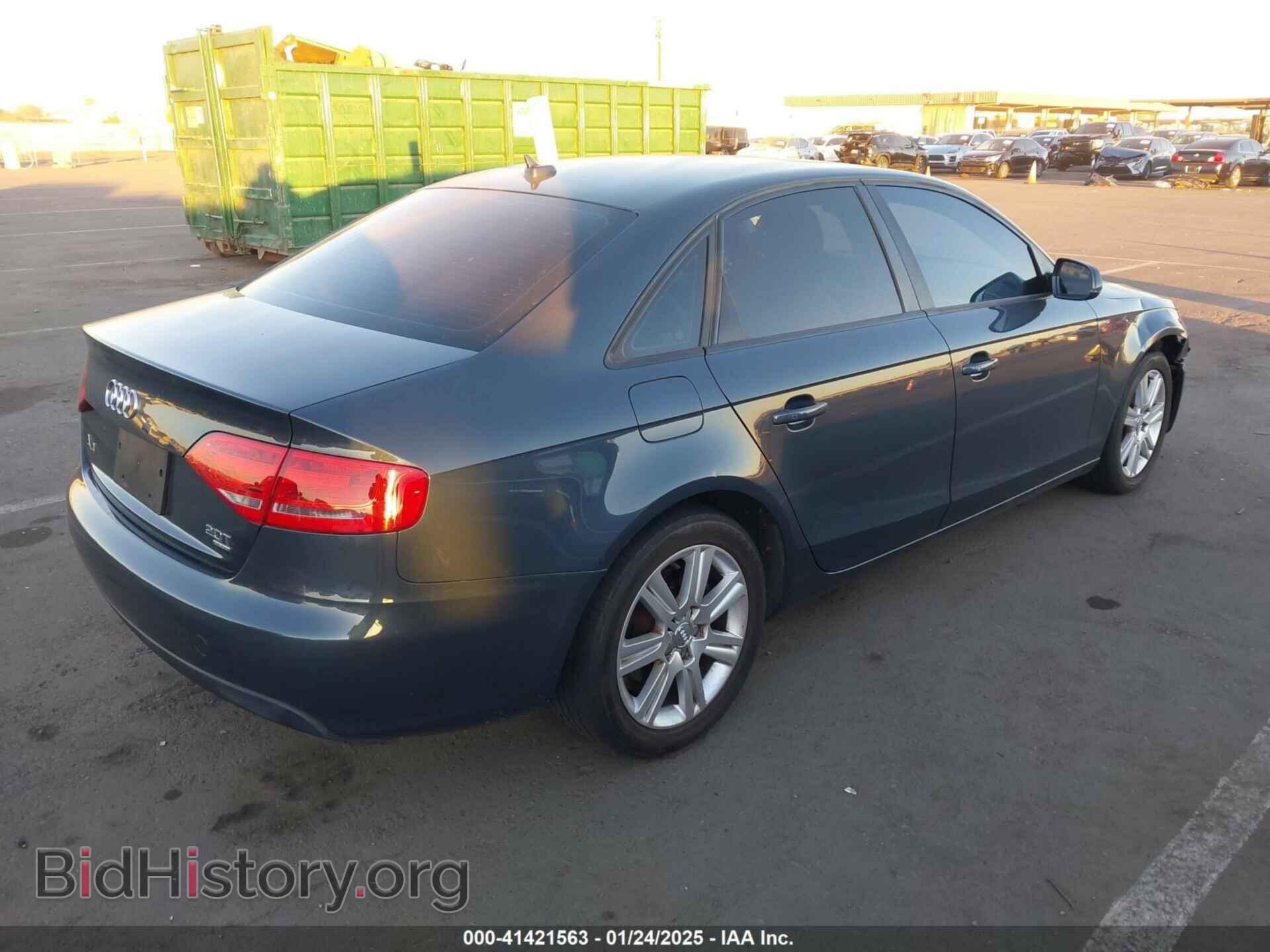 2011 AUDI A4 - VIN: WAUBFAFL4BA099608 - Фото 4