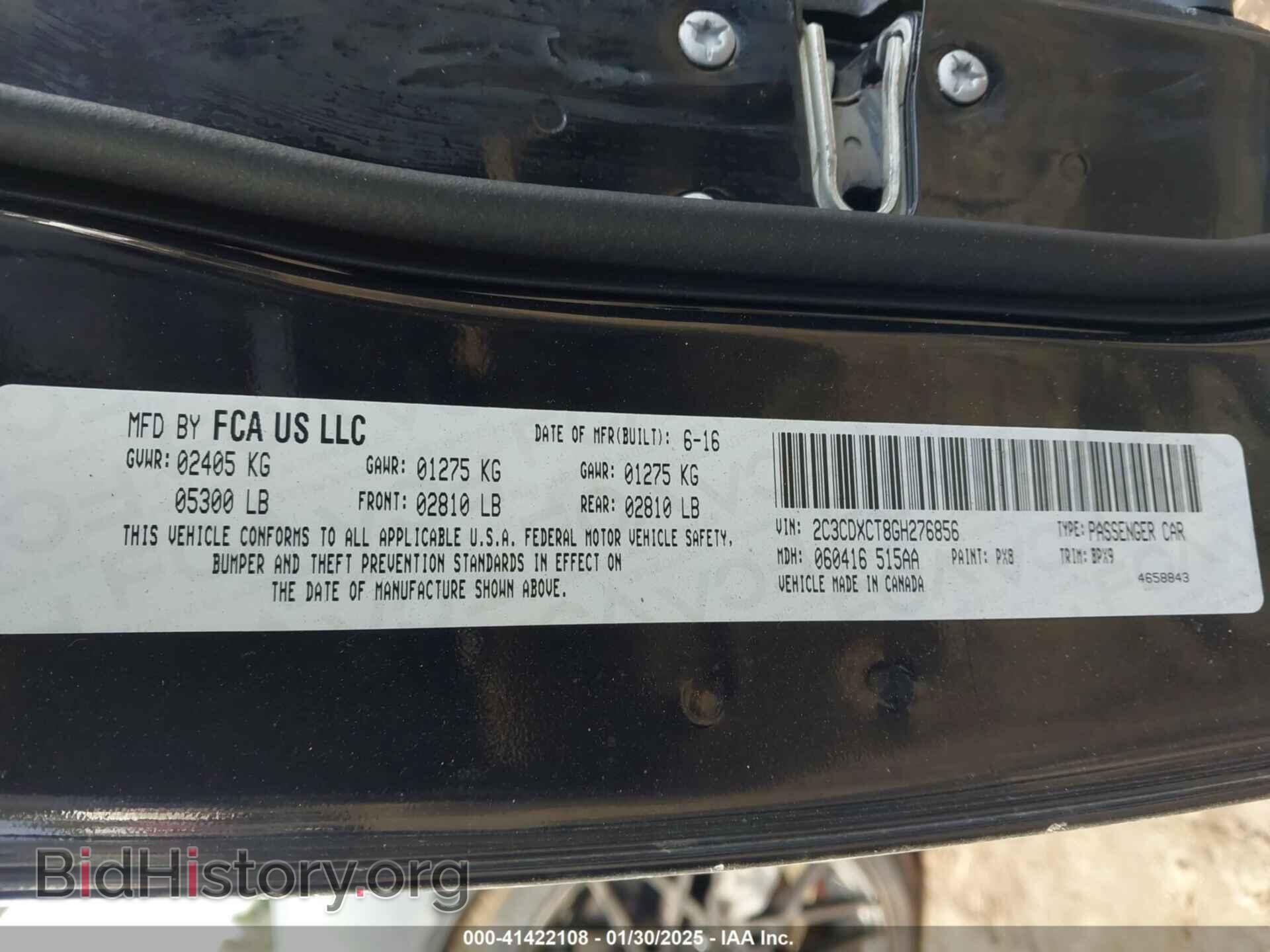 2016 DODGE CHARGER - VIN: 2C3CDXCT8GH276856 - Фото 9
