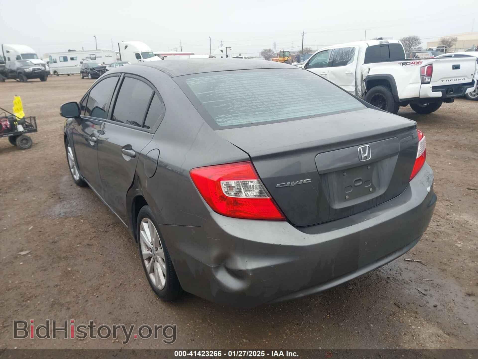 2012 HONDA CIVIC - VIN: 2HGFB2F81CH502014 - Фото 3