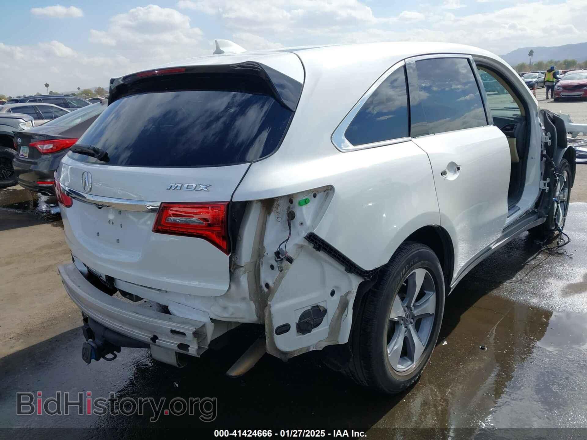 2014 ACURA MDX - VIN: 5FRYD3H22EB011460 - Фото 4