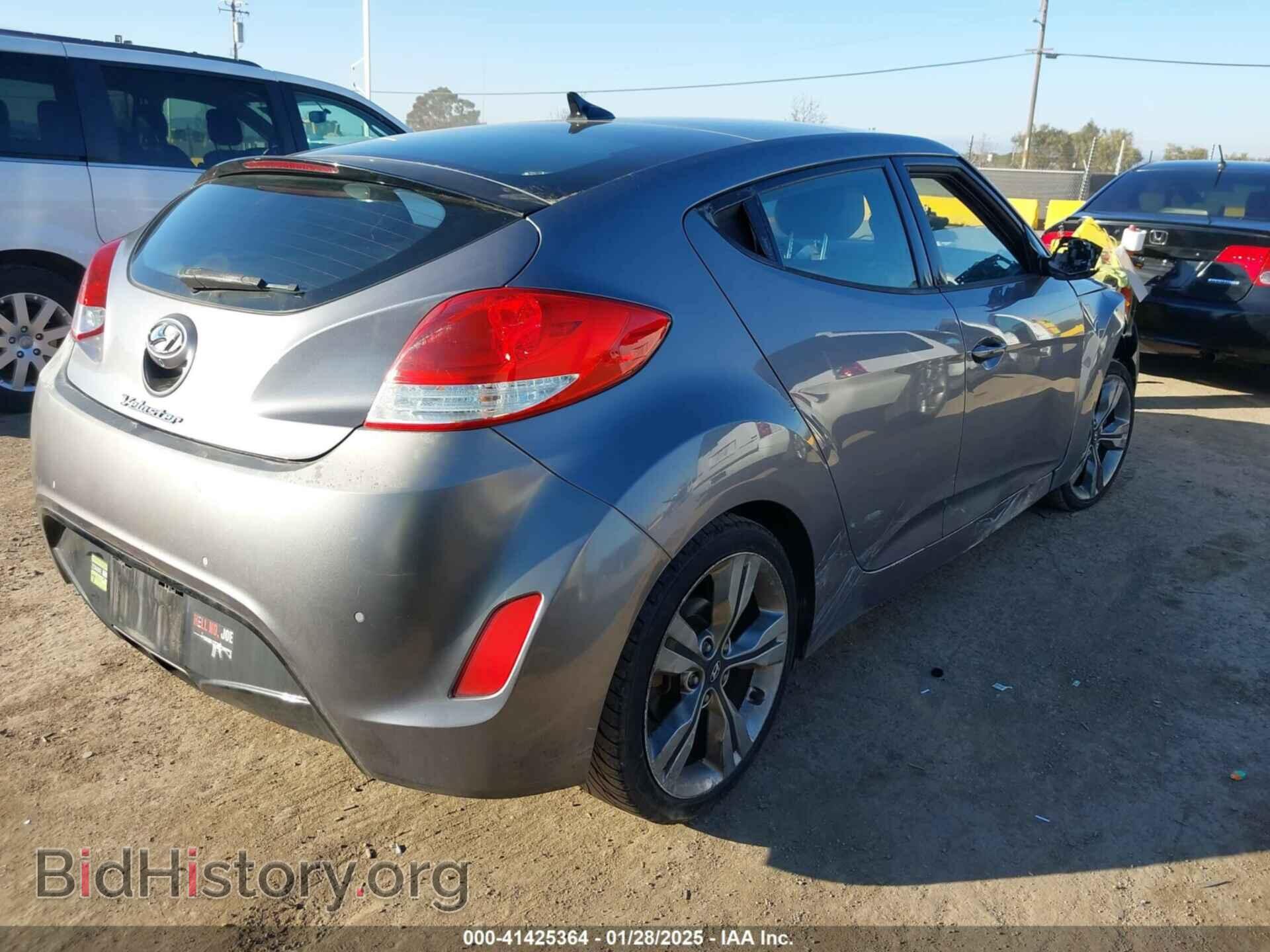 2015 HYUNDAI VELOSTER - VIN: KMHTC6AD2FU240091 - Фото 4