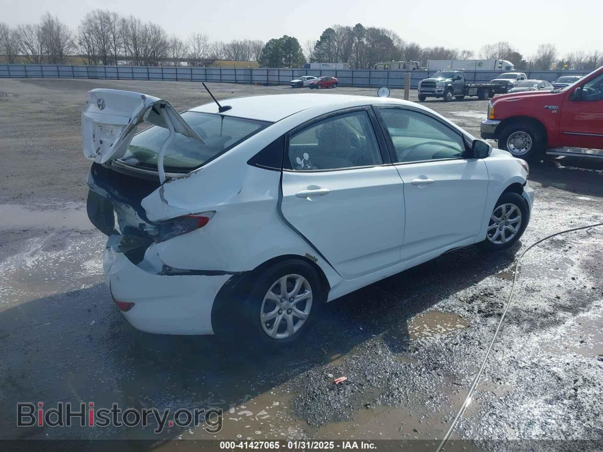 2013 HYUNDAI ACCENT - VIN: KMHCT4AE3DU509662 - Фото 4