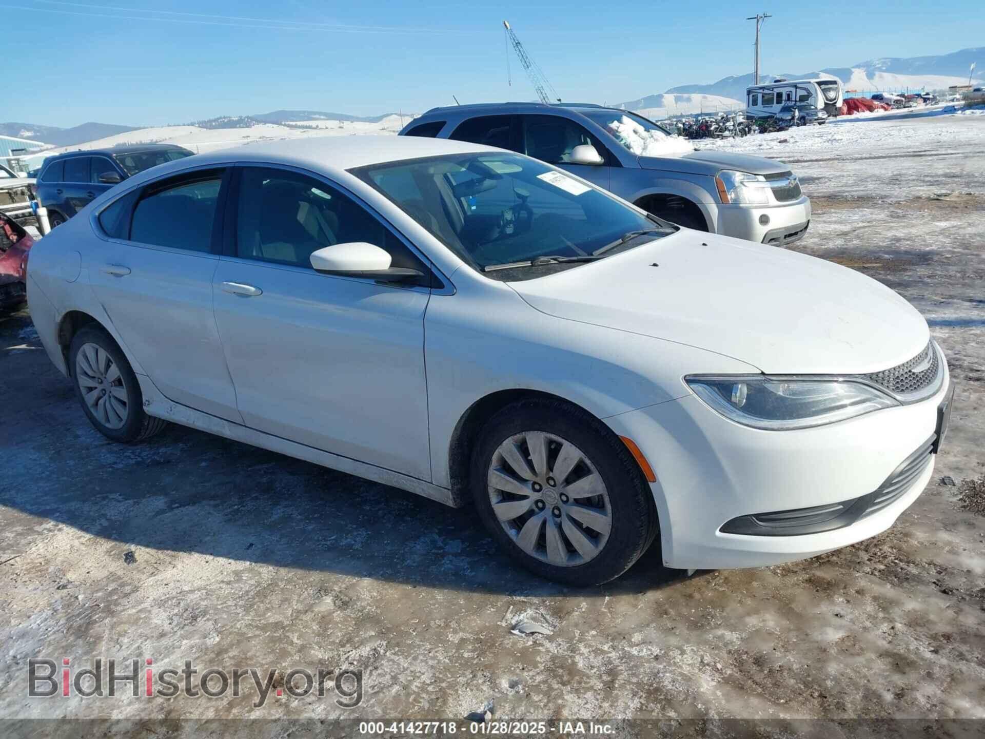 Фотография 1C3CCCFB1GN123192 - CHRYSLER 200 2016