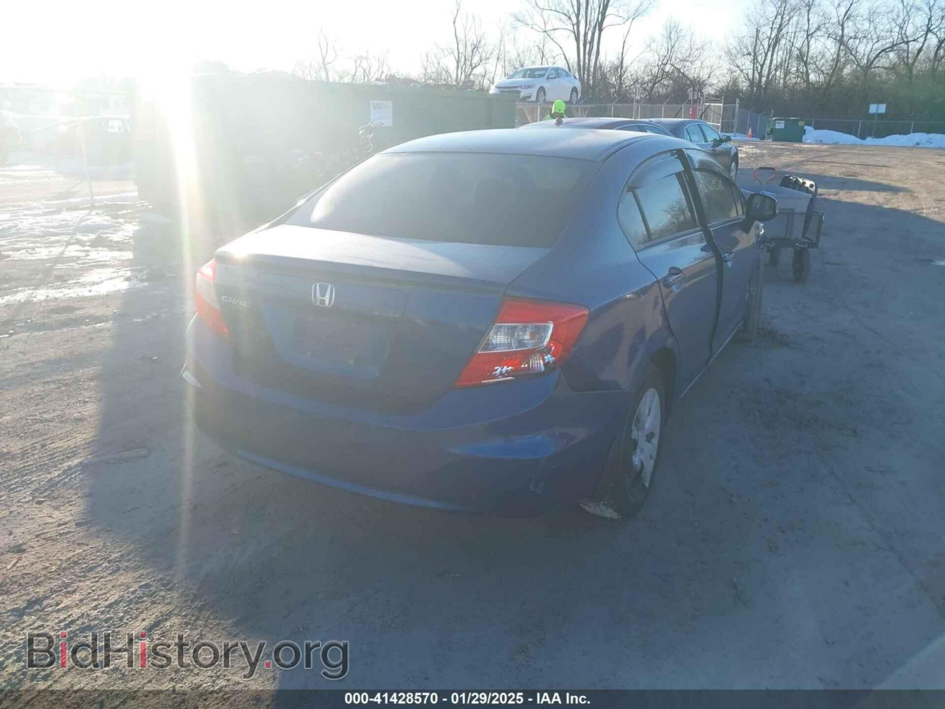 2012 HONDA CIVIC - VIN: 2HGFB2F50CH509865 - Фото 4